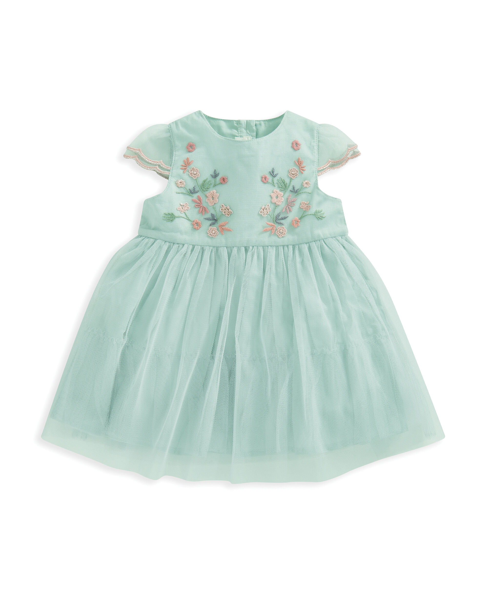 Floral Tulle Dress - Green image number 2
