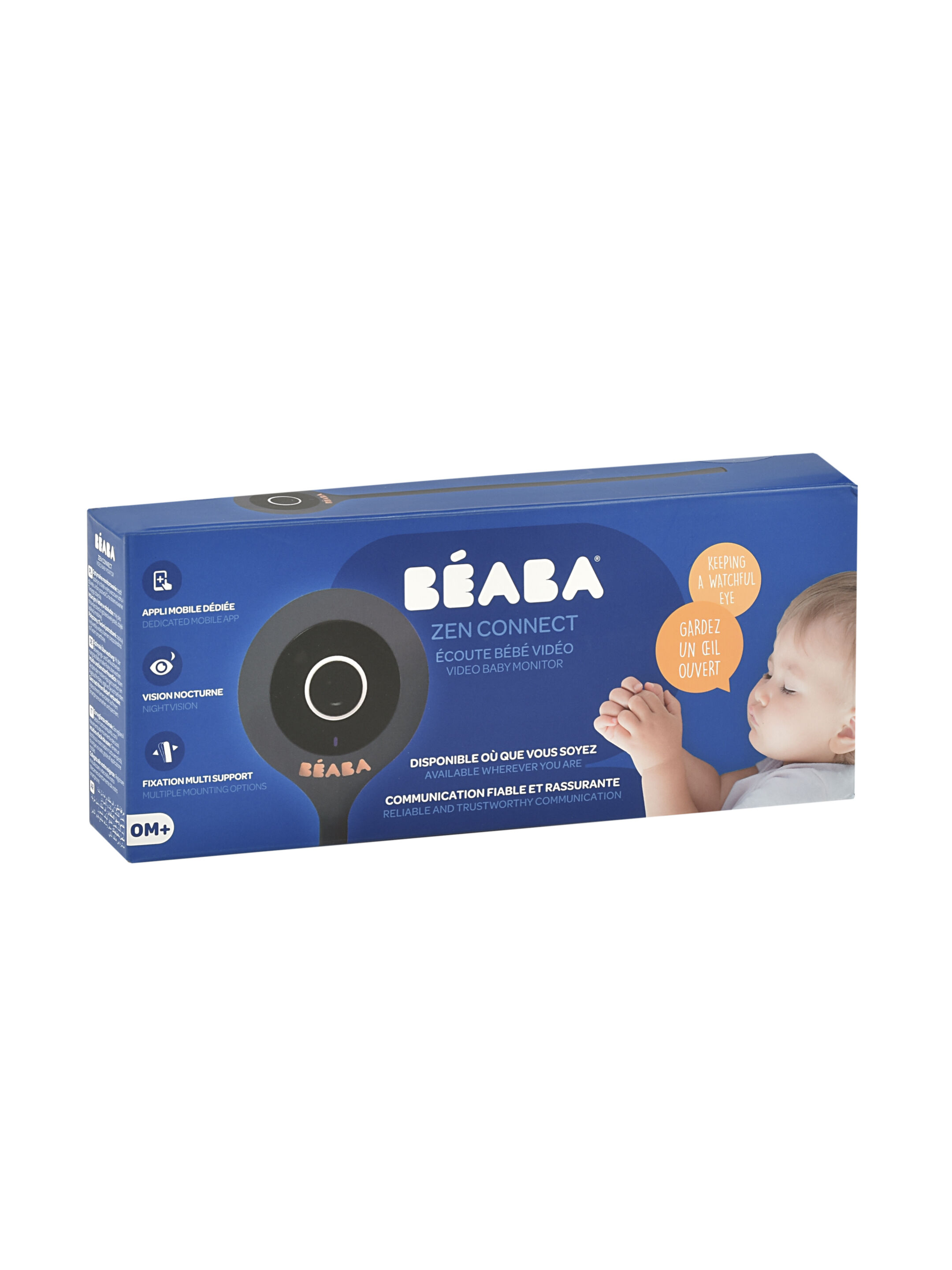 Beaba Video Baby Monitor Zen Connect Night Blue image number 4