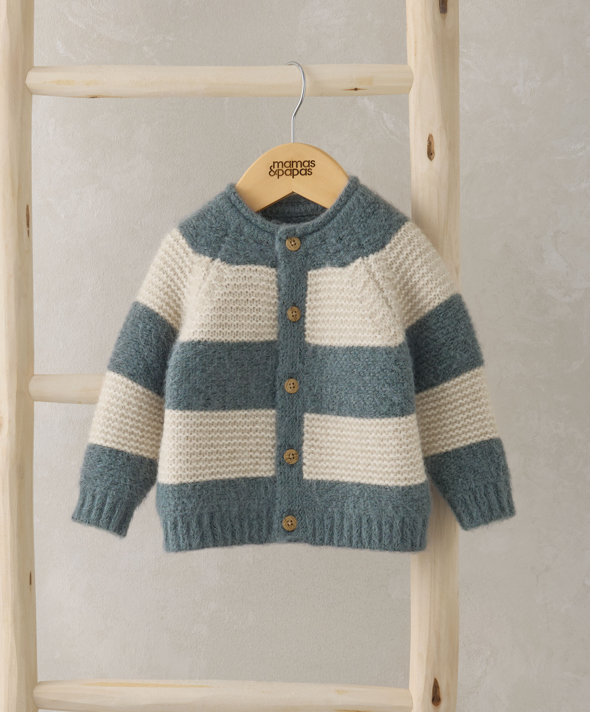 Stripe Cardigan - Blue