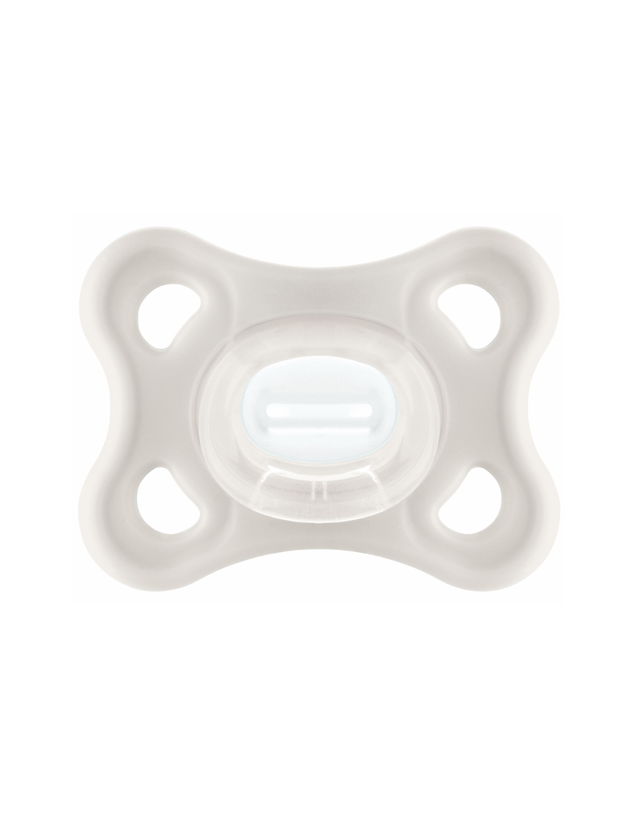 Mam Baby Comfort Silicone Pacifier - 0 - 3 M | Sealife Blue & Beige - Pack of 2 image number 2