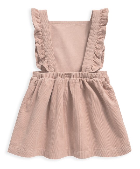 Pink Cord Pinny Dress image number 2