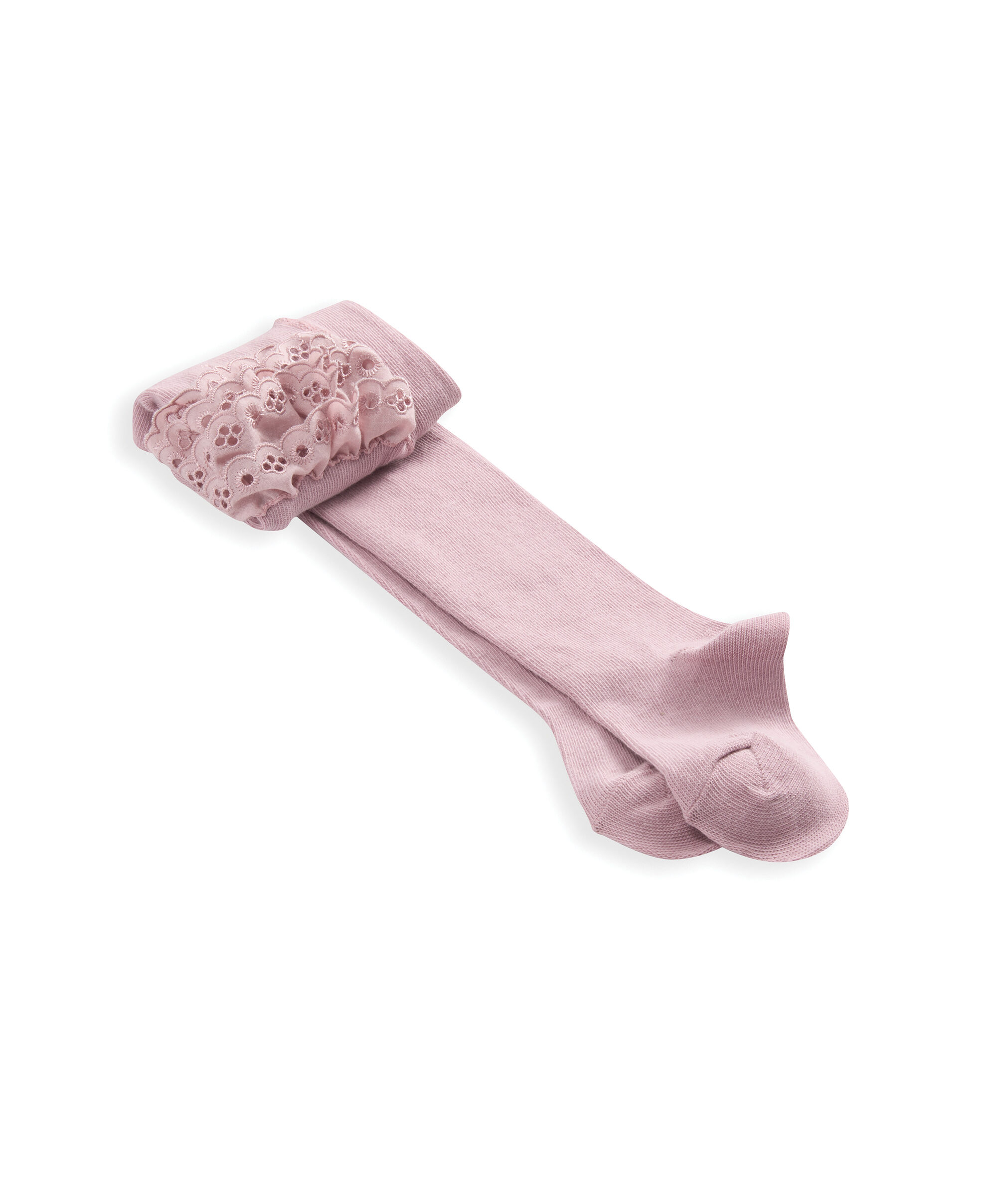 Pink Ruffle Frill Tights image number 2