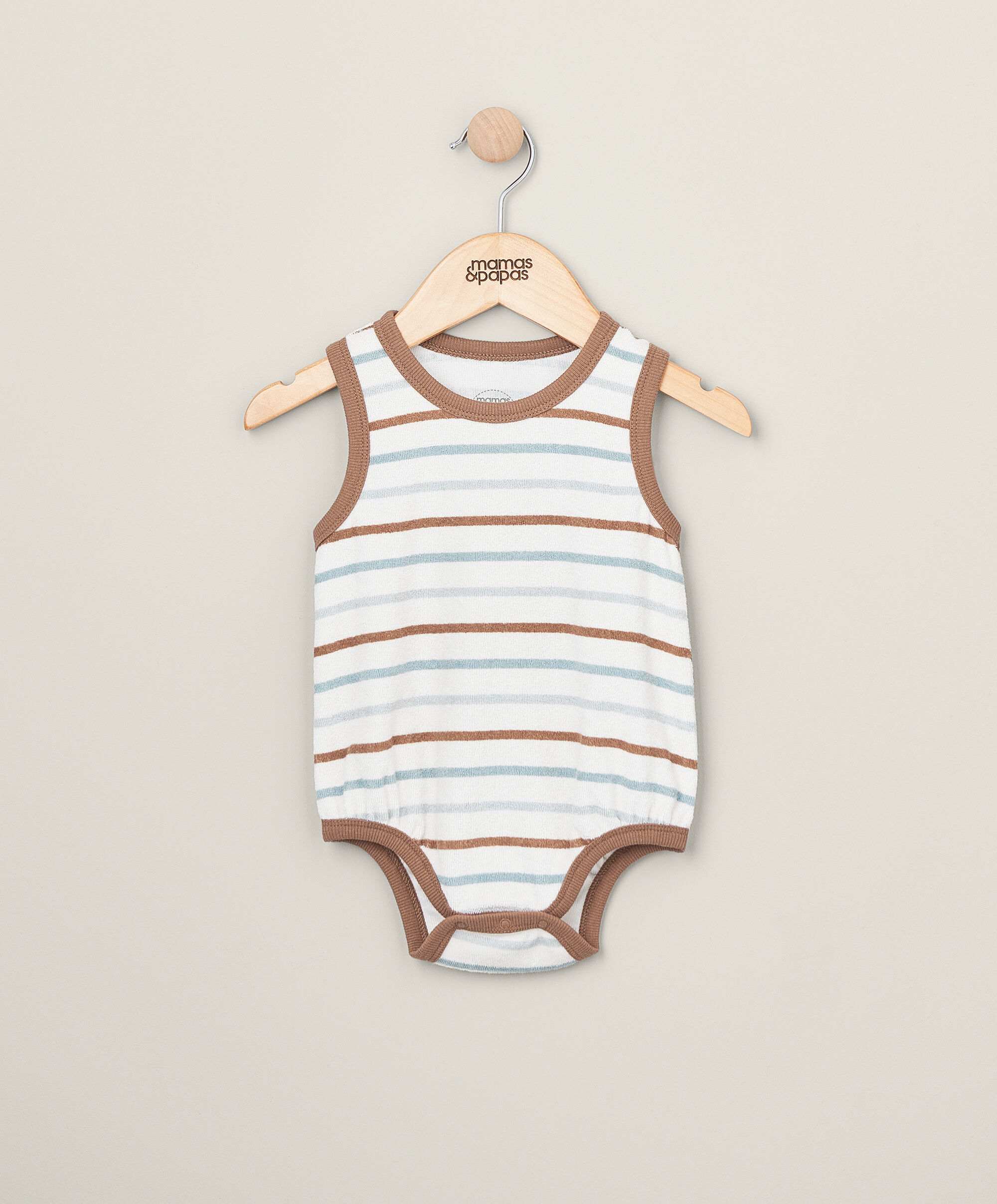 Stripe Towelling Bodysuit