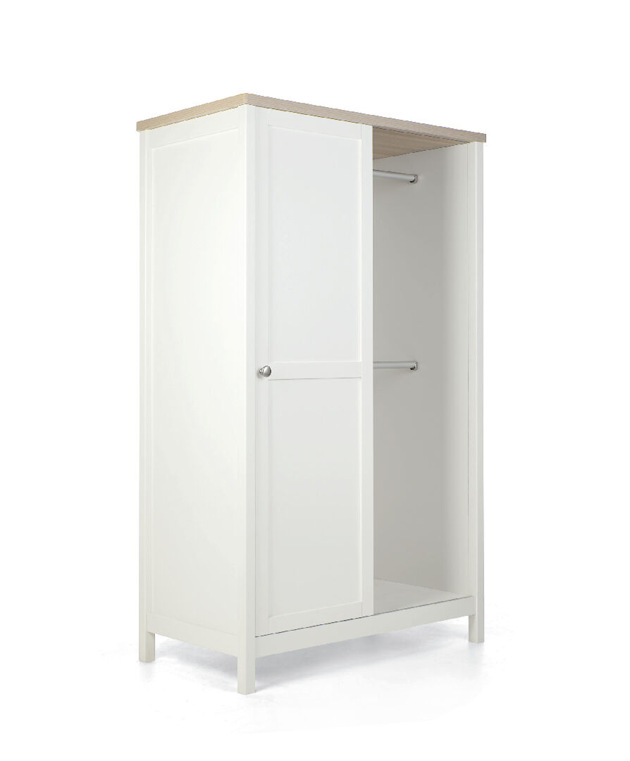 Harwell Wardrobe White/Oak image number 2