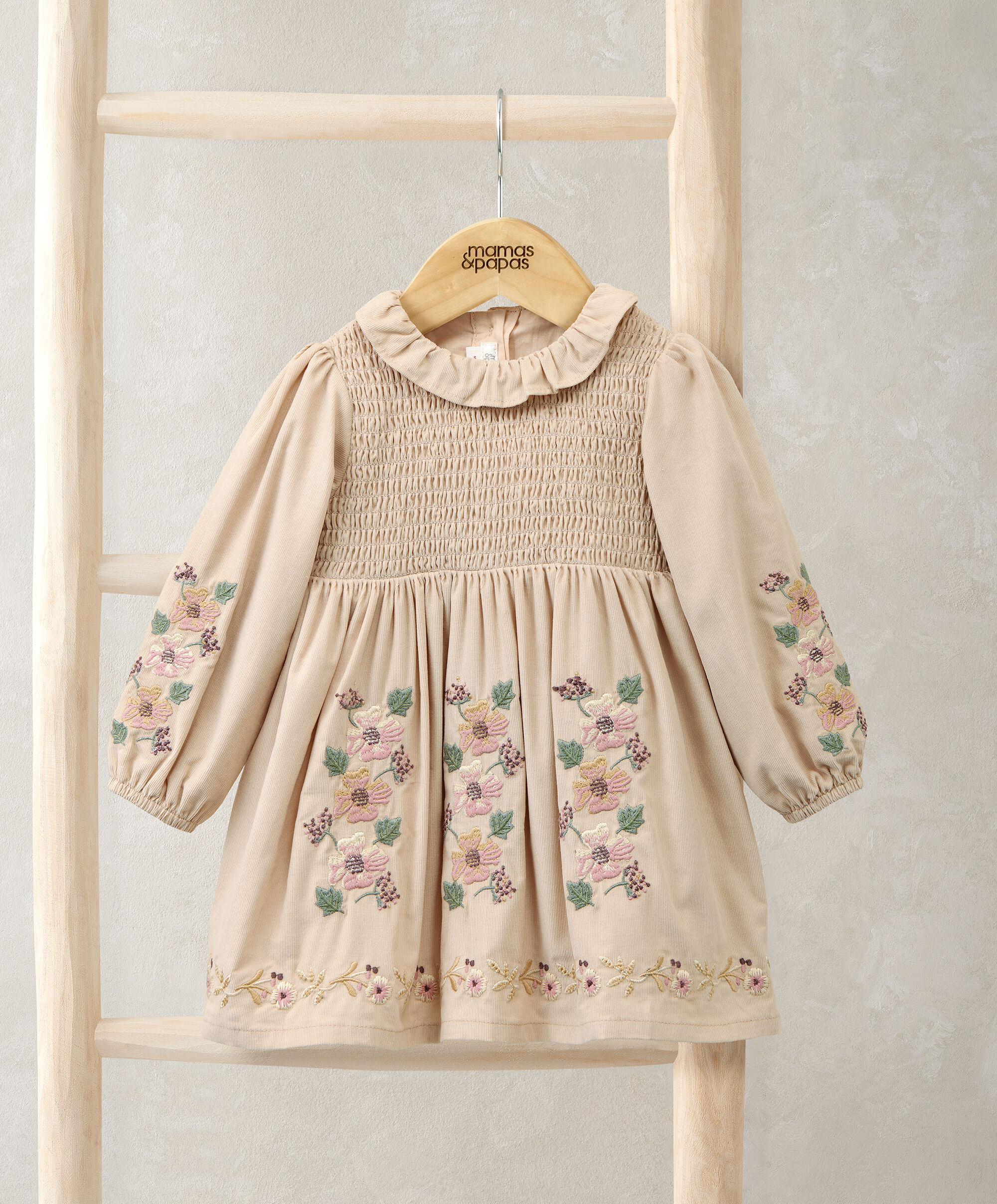 Embroidered Cord Dress image number 1