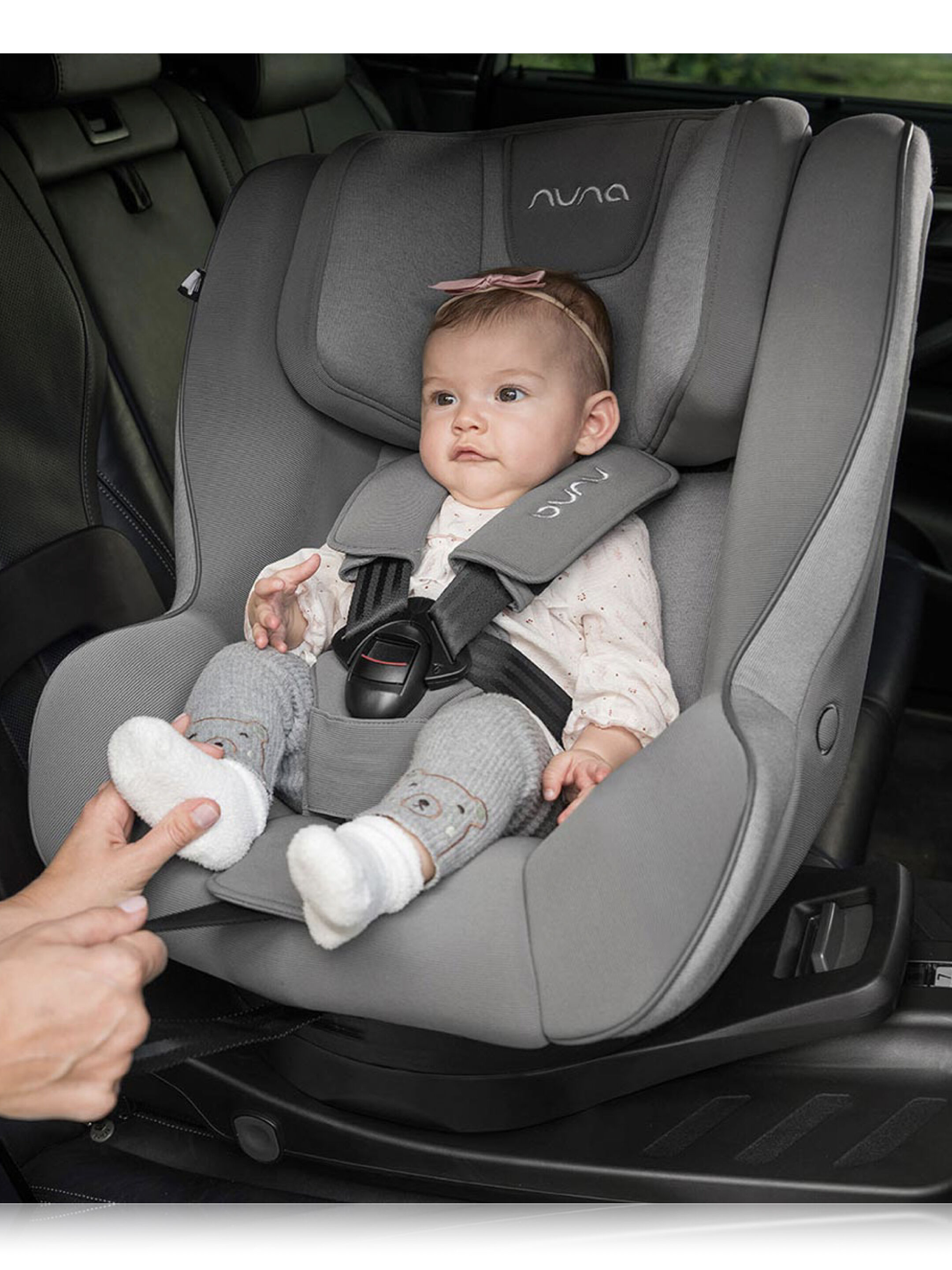 Buy Nuna Rebl Basq Car Seat with Builtin Base Frost New Born Car