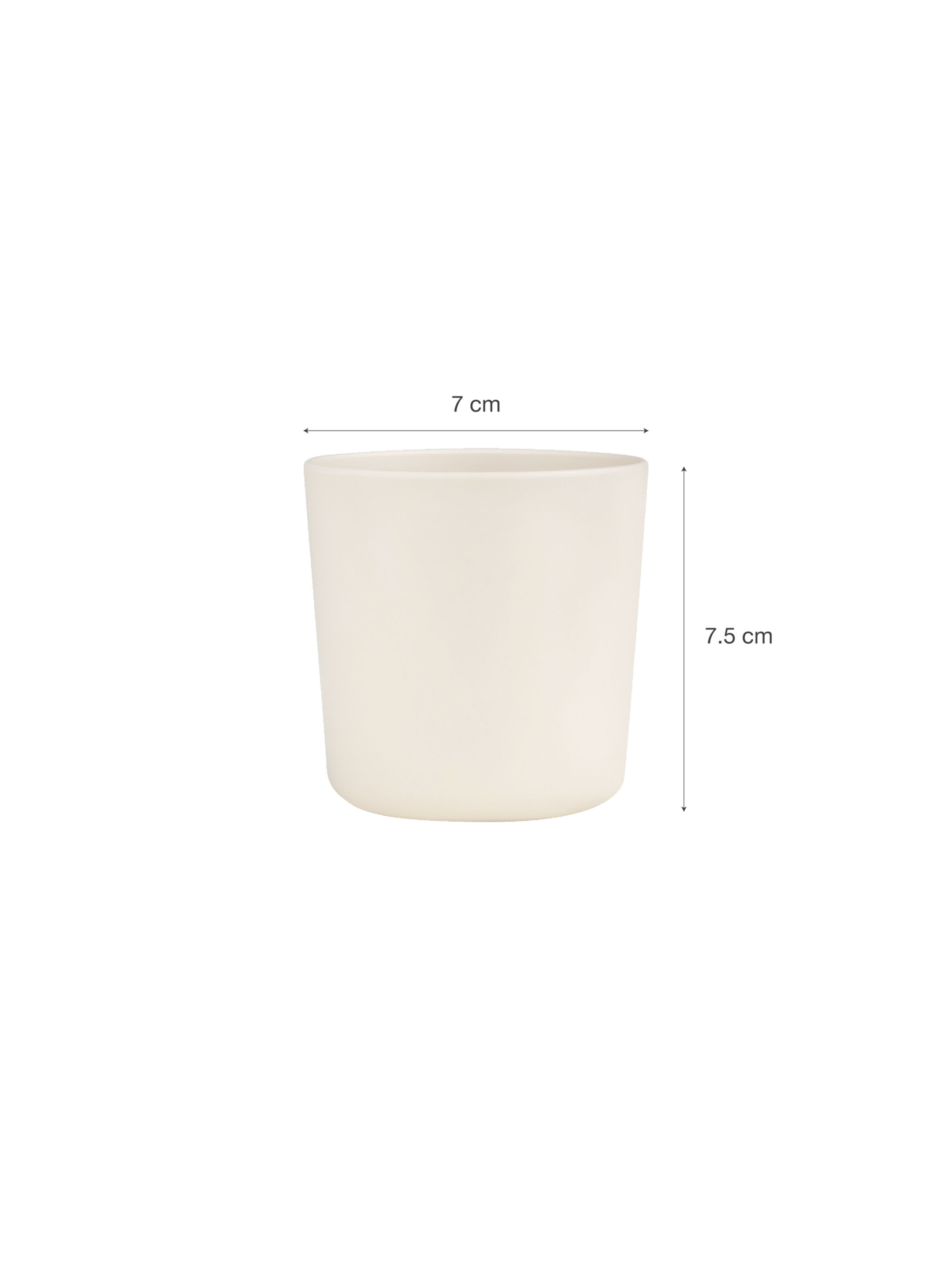 Citron Bio Based Cup Set of 4 - Green/Cream image number 4