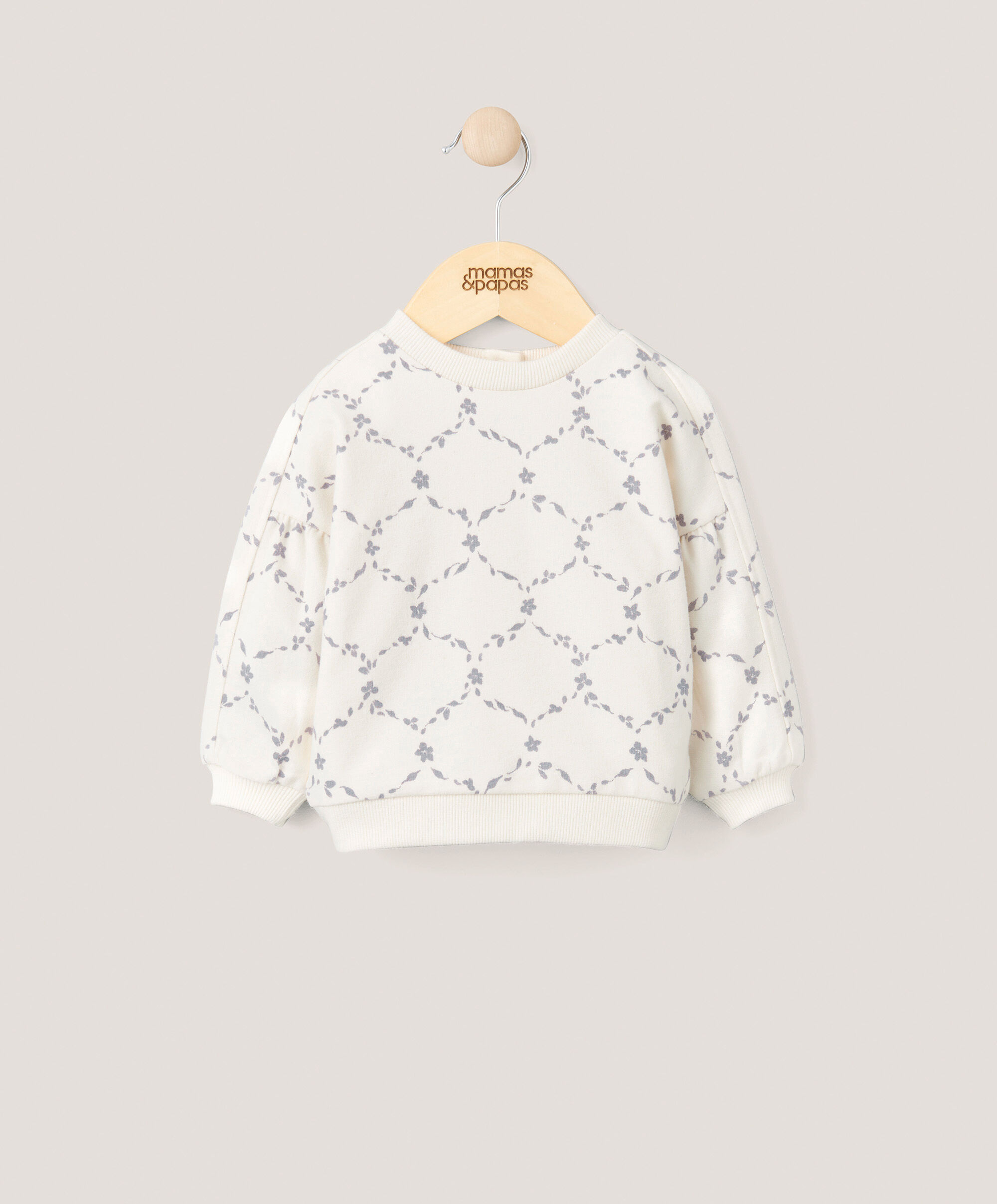Trellis Print Sweatshirt image number 1