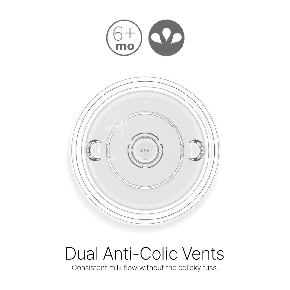 Comotomo Natural Teat Silicone Nipples (Fast Flow) Transparent 2 Pcs image number 4