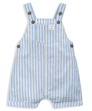 Textured Striped Dungaree