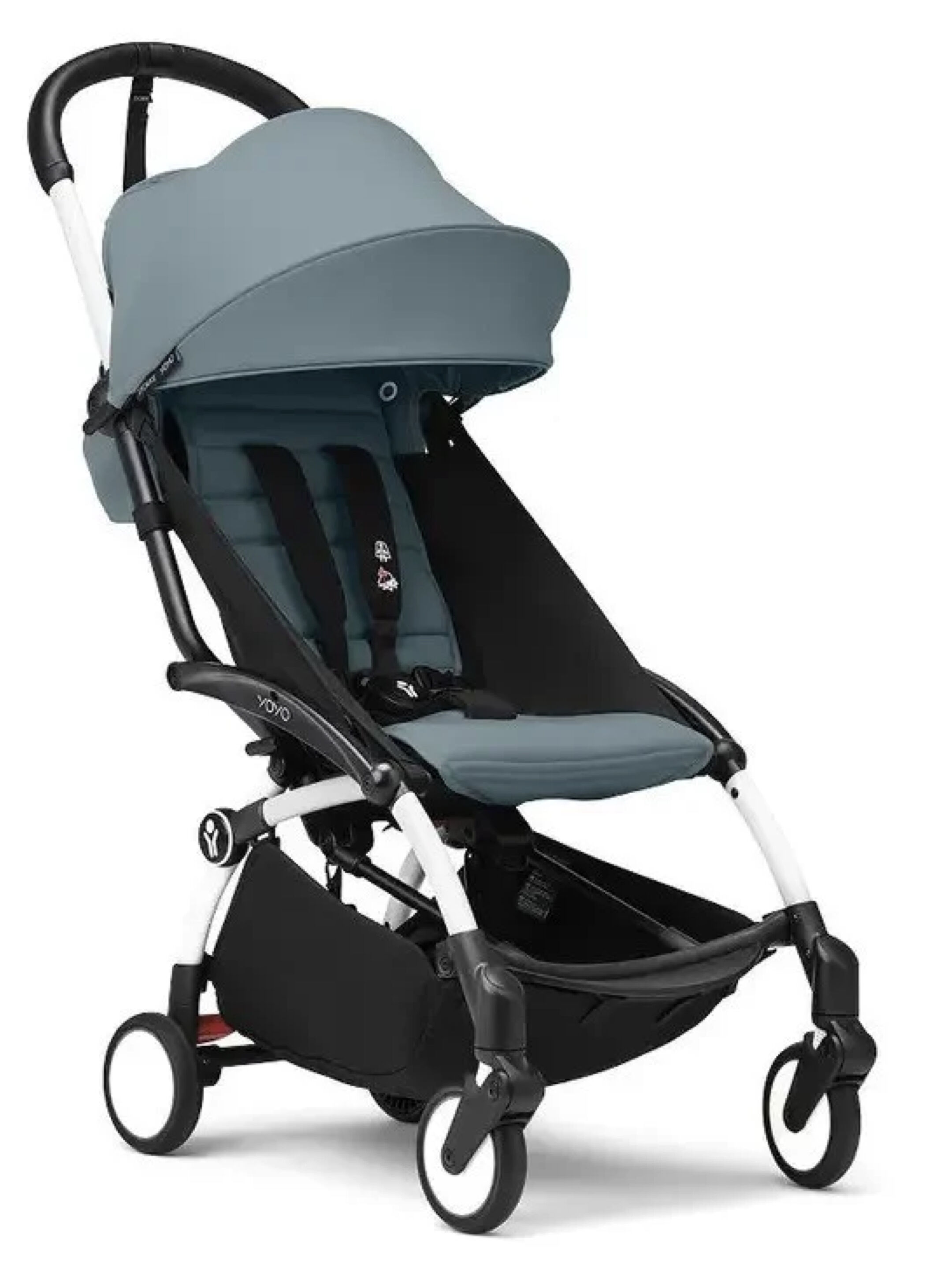 Stokke YOYO3 White Frame with 6+ Color Pack Aqua (2 Pieces)