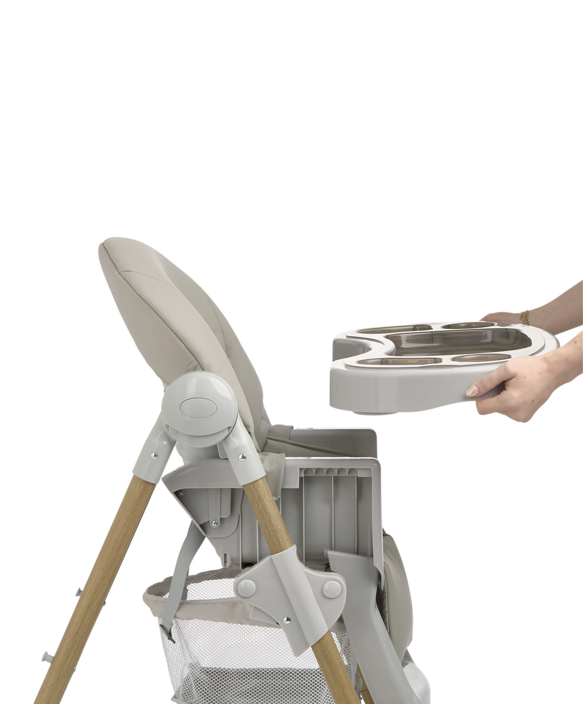 Snax Highchair -Truffle Oak image number 5