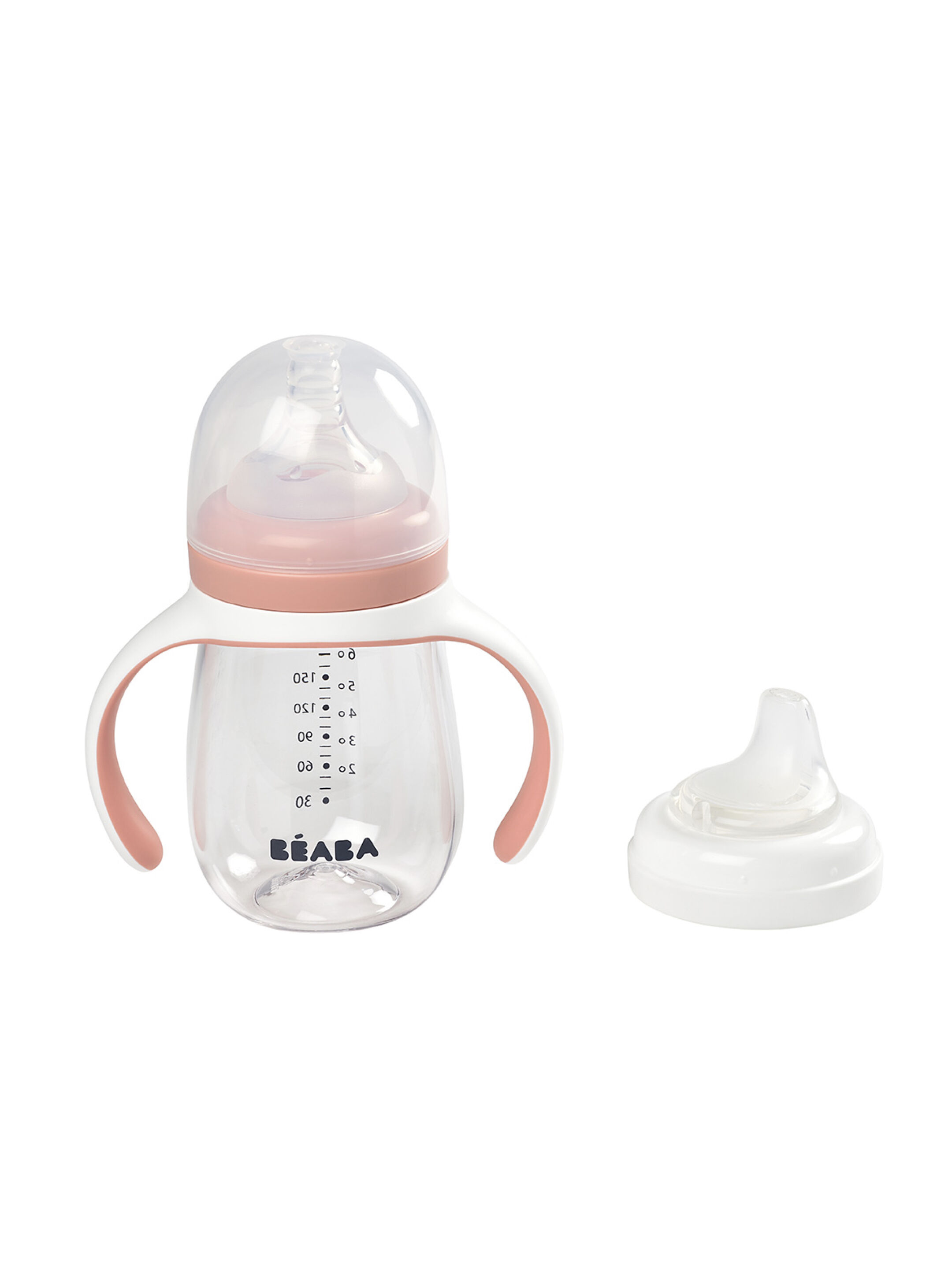 Beaba 2-in-1Learning Cup - Old Pink image number 2