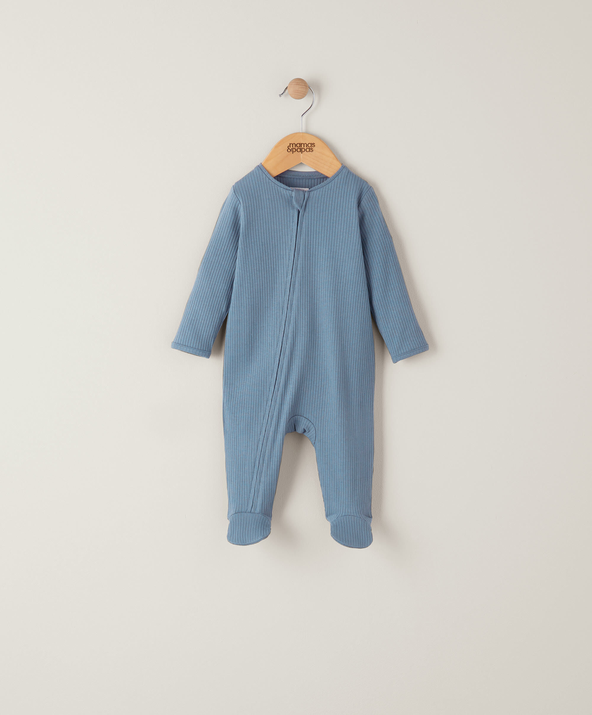 Petrol Blue Basic Zip All In One