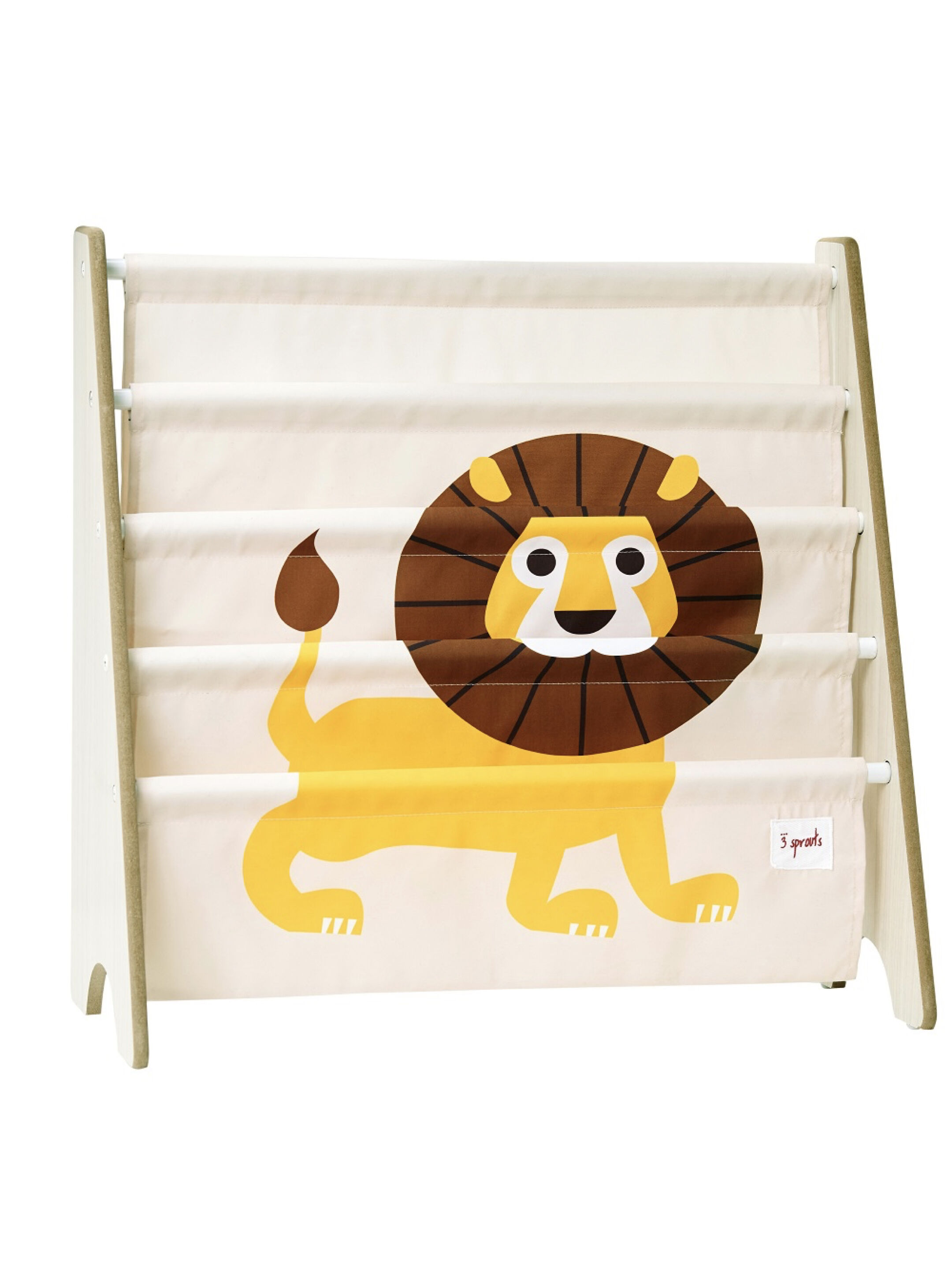3 Sprouts Book Rack - Lion image number 1