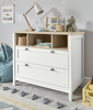 Harwell 3 Piece Cotbed Set with Dresser Changer and Wardrobe- White image number 3