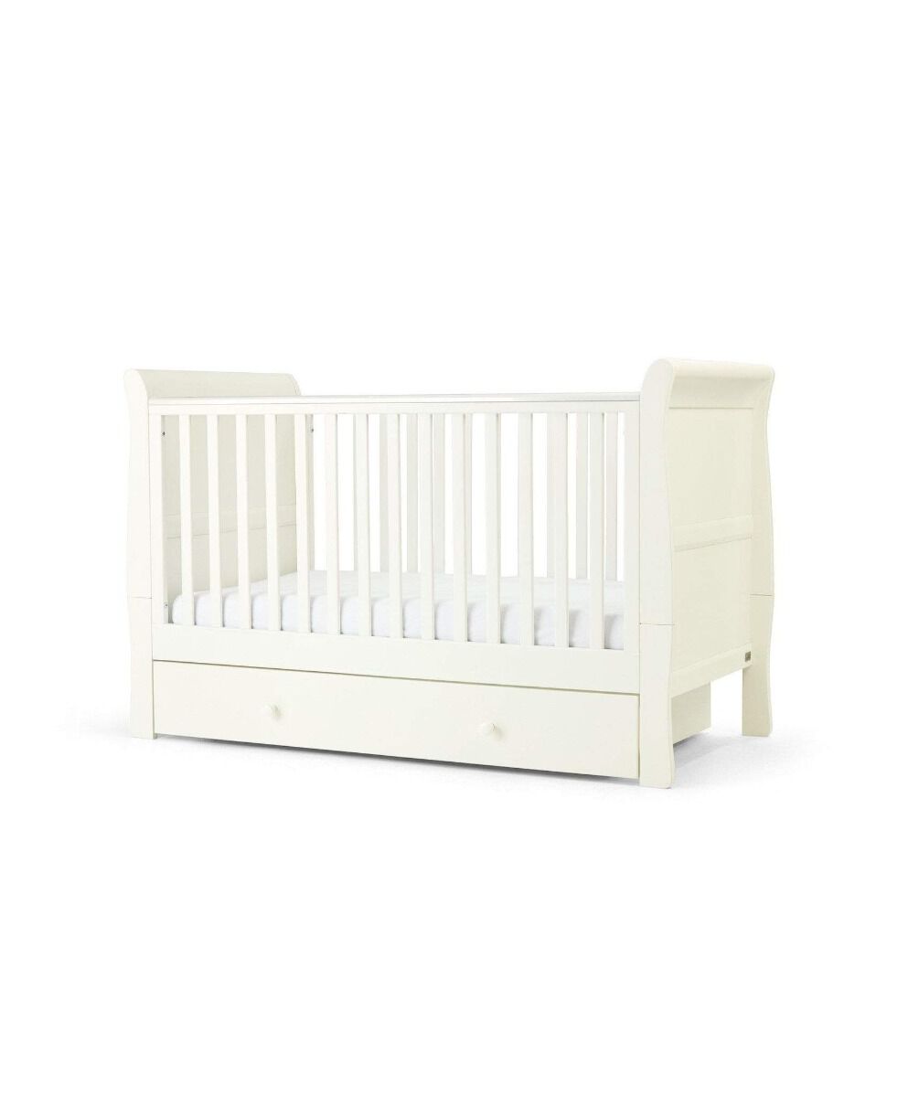 Mia Cot Sleigh - Pure White