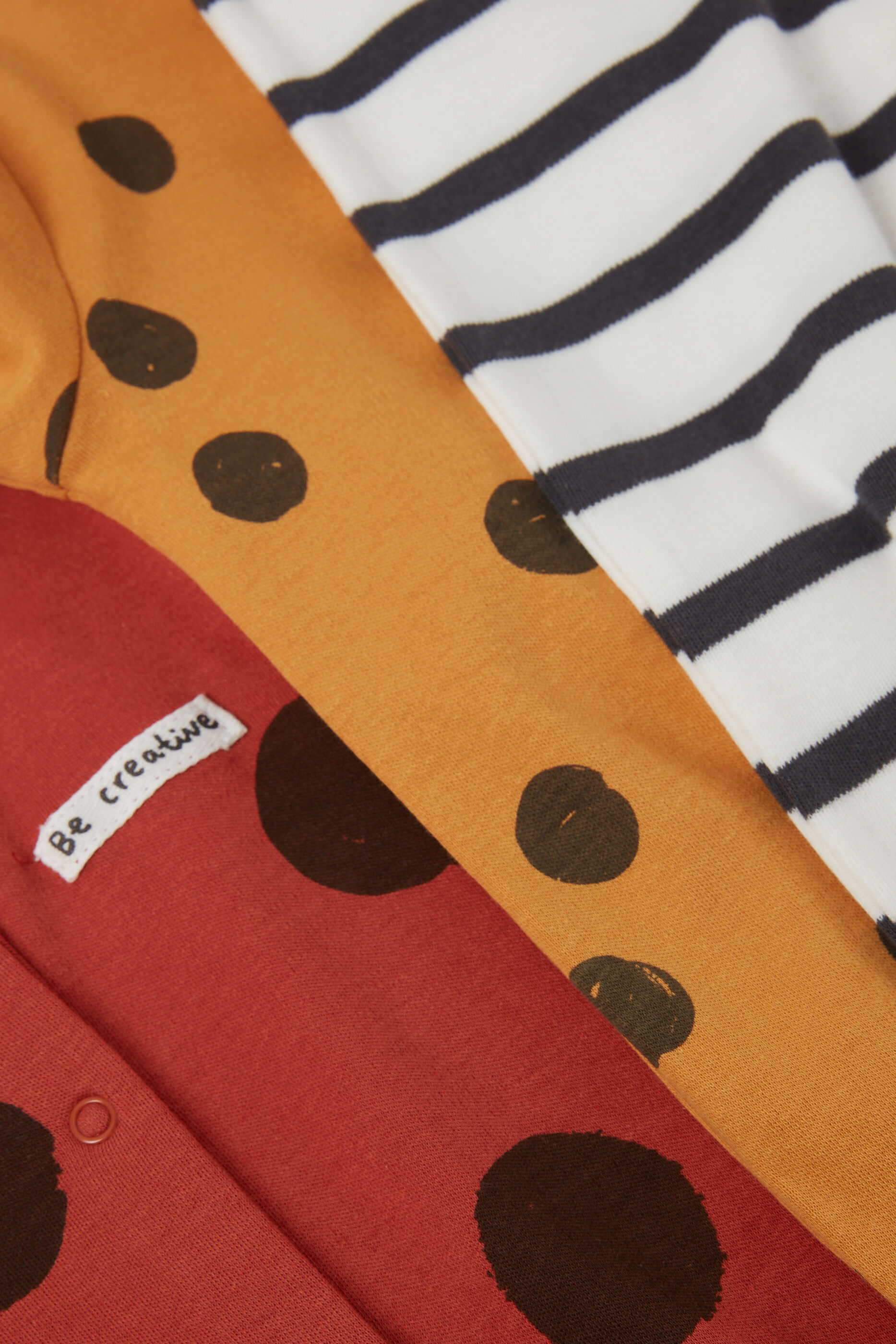 Large Spot Sleepsuits 3 Pack image number 3