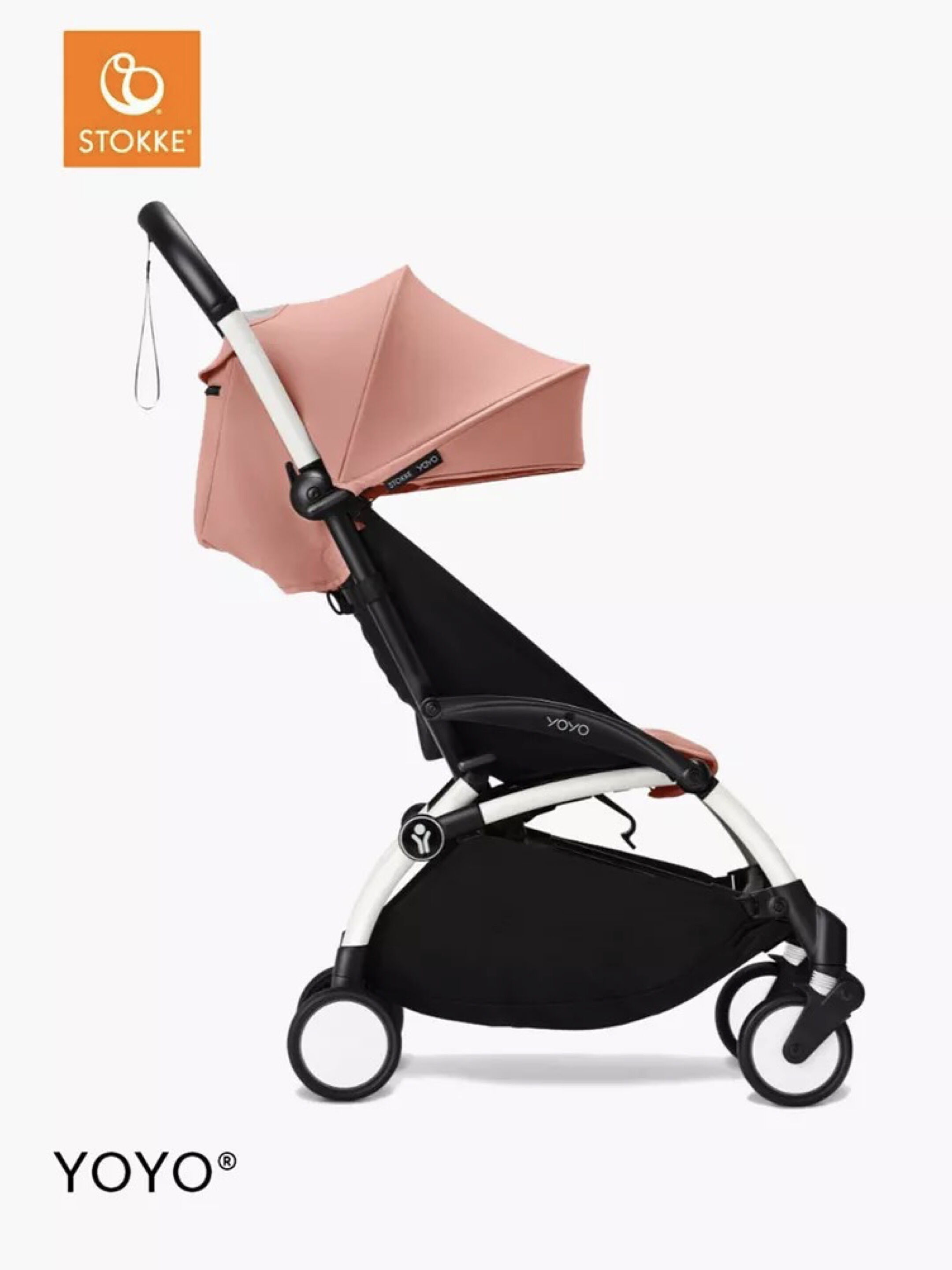 Stokke YOYO3 White Frame with 6+ Color Pack Ginger (2 Pieces) image number 2