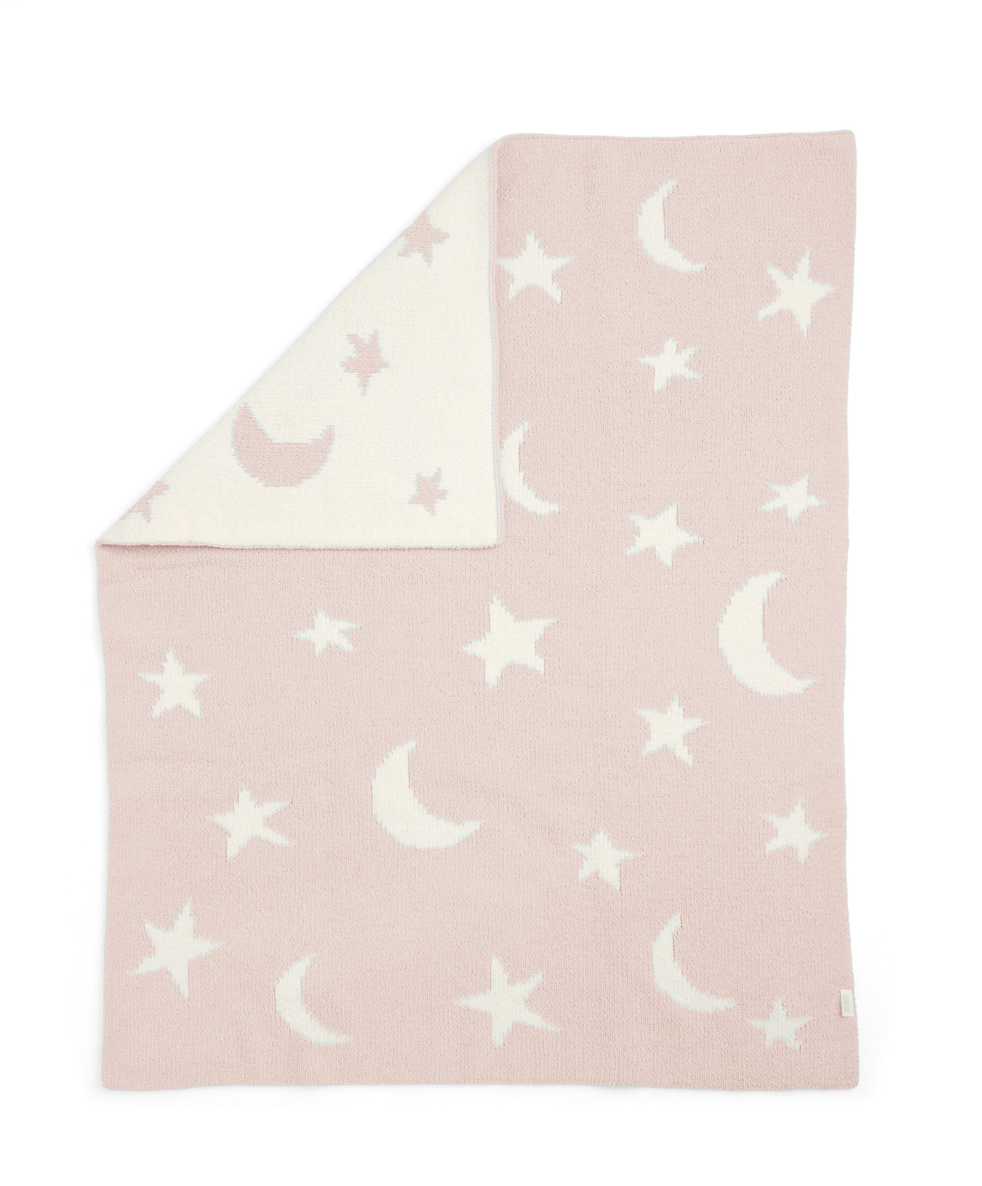 Chenille Blanket - Pink Moon/Star image number 4