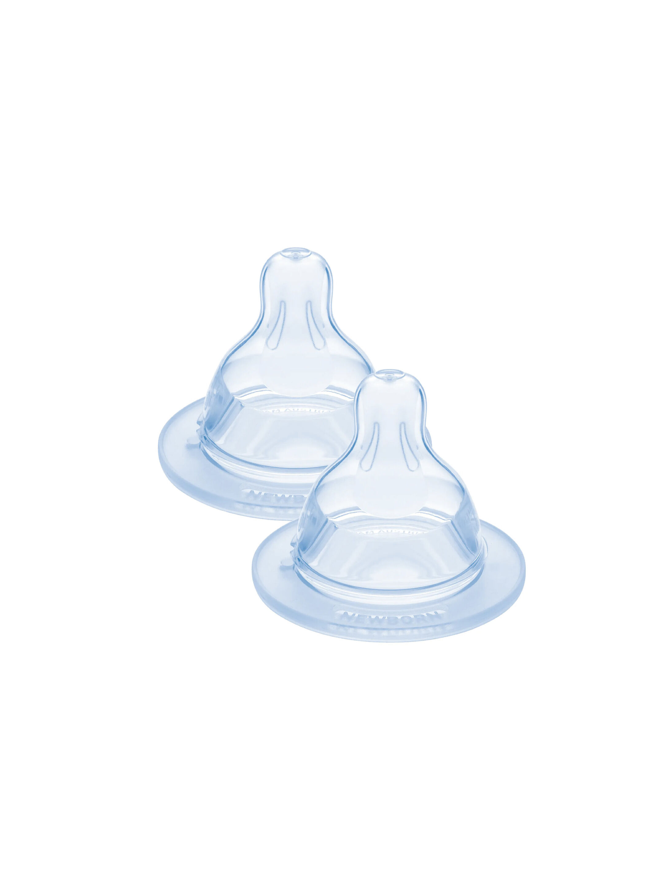 Mam Baby Teat Size 3 Silicone Teat/Spout - 4 M+ | Clear  Clear  - Pack of 2 image number 1
