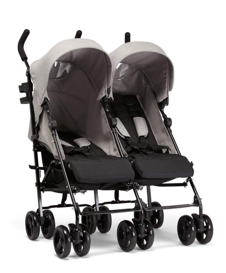 Cruise Twin Folding Buggy - Grey Marl image number 2