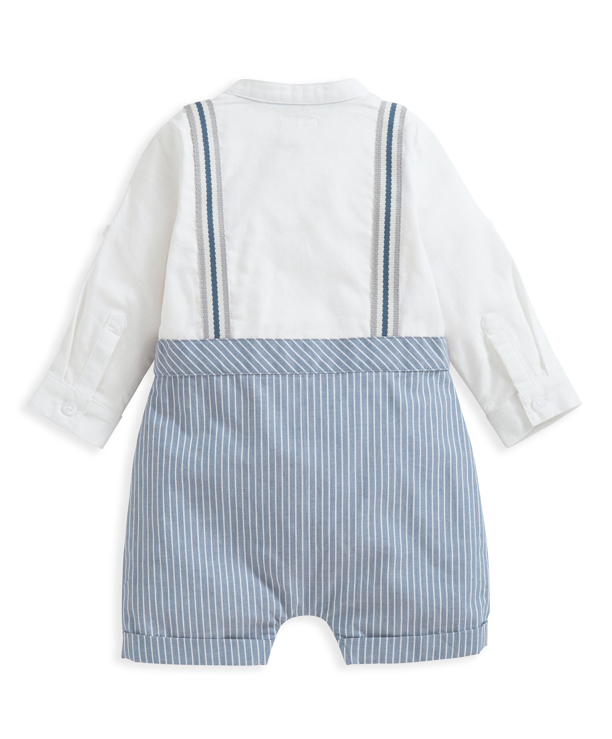 Striped Mock Romper image number 3