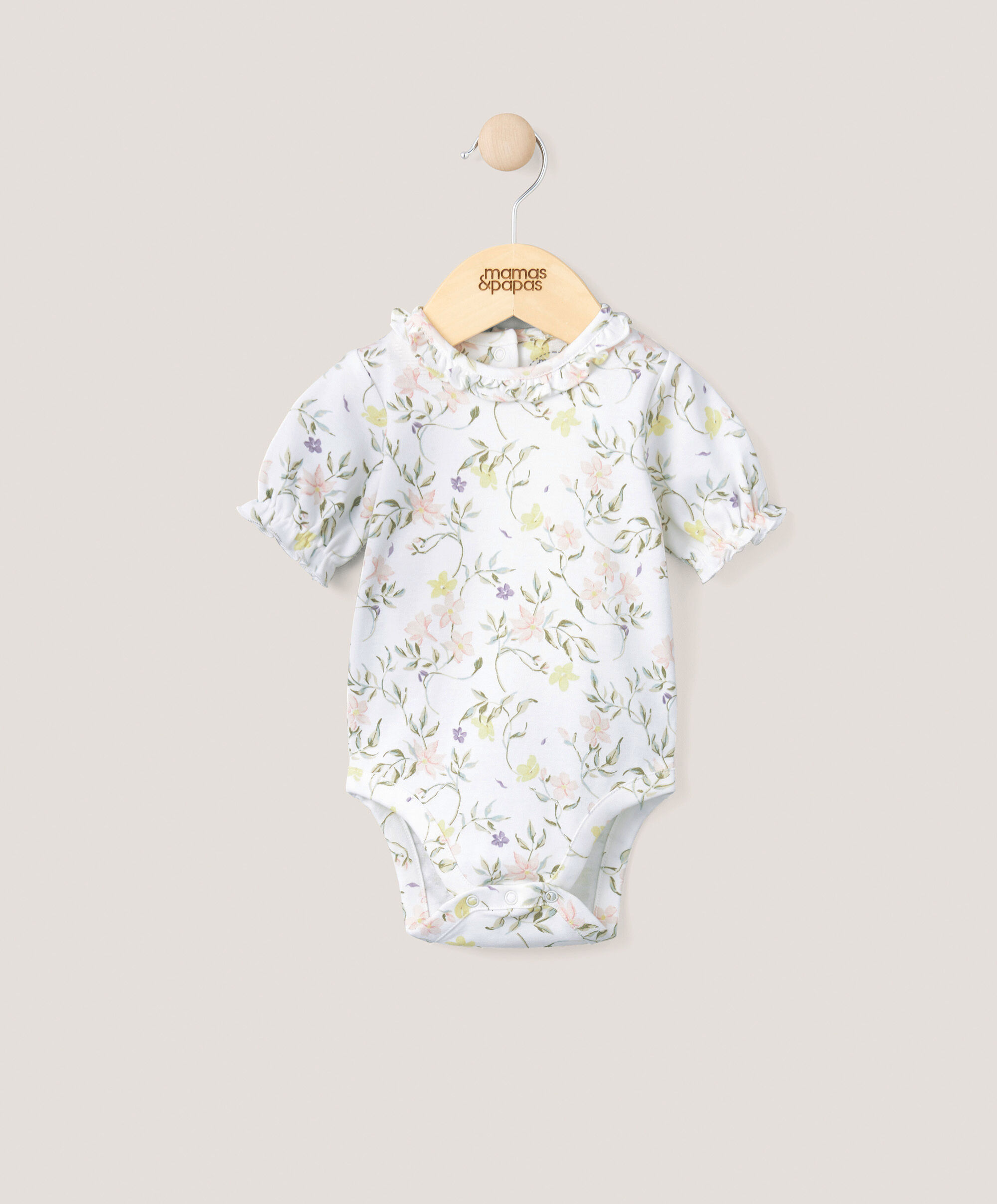 Floral Bodysuit - Blue image number 1