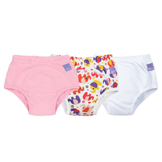 Buy Bambino Mio Potty Training Pants - Mixed Girl Pink Elephant, Pack of 3  (2-3 Years) - Potty Training