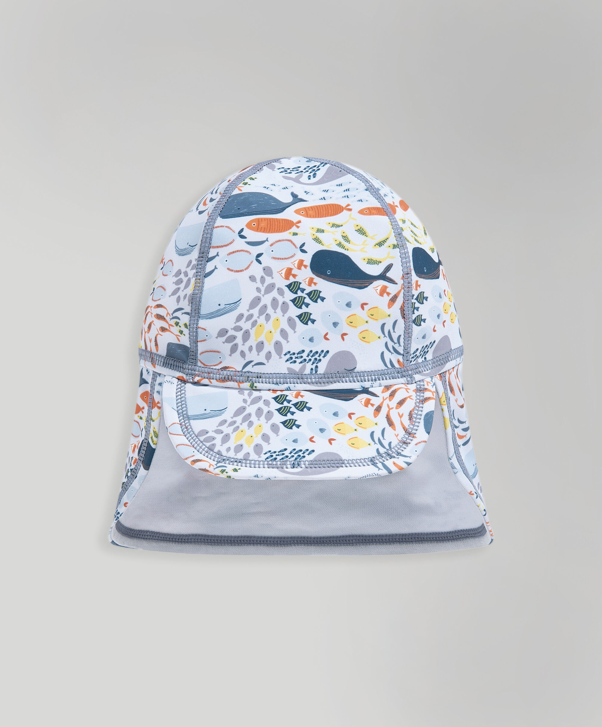 Whale Print Swim Hat