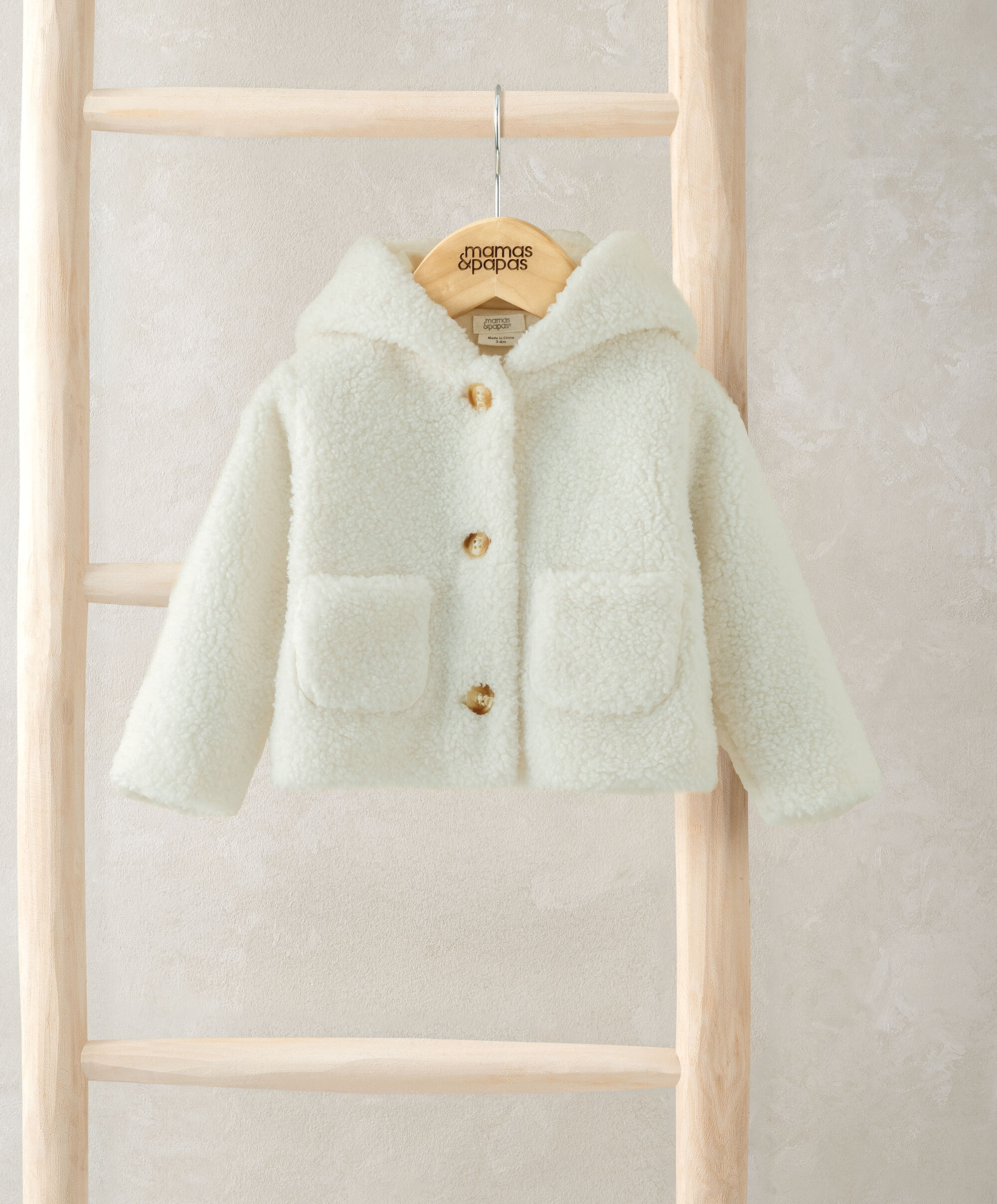 Borg Cream Jacket image number 1