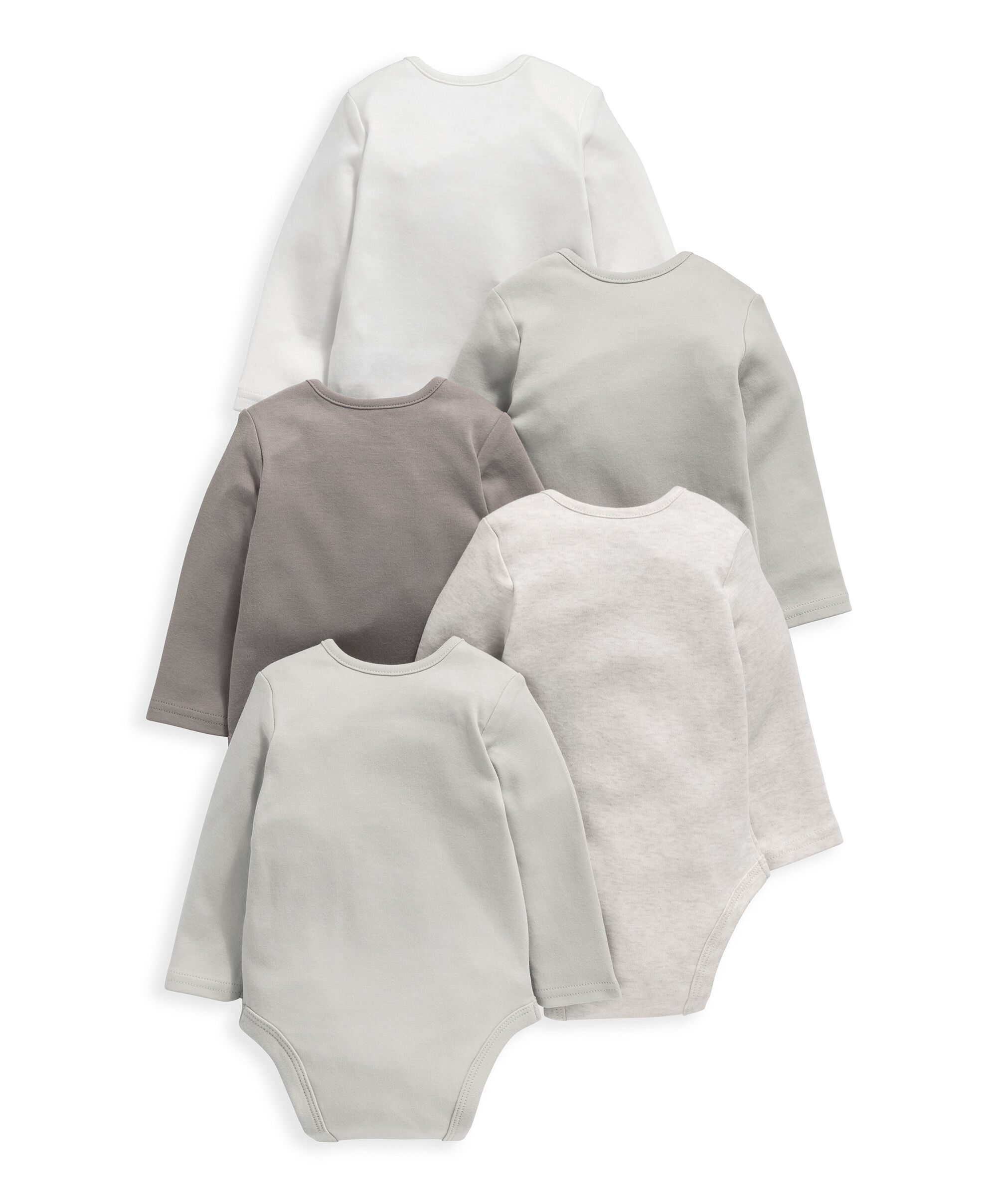 5 Pack Long Sleeve Bodysuits image number 2