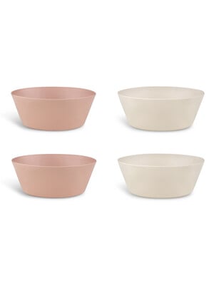 Citron Bio Based Bowl Set of 4 - Pink/Cream