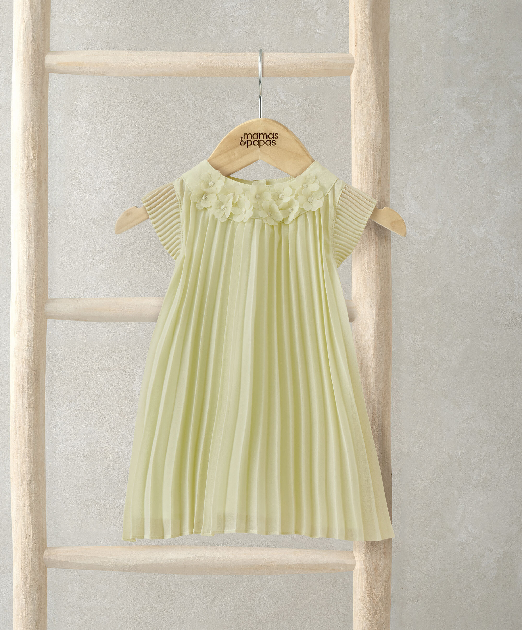Lemon Pleat Dress image number 1