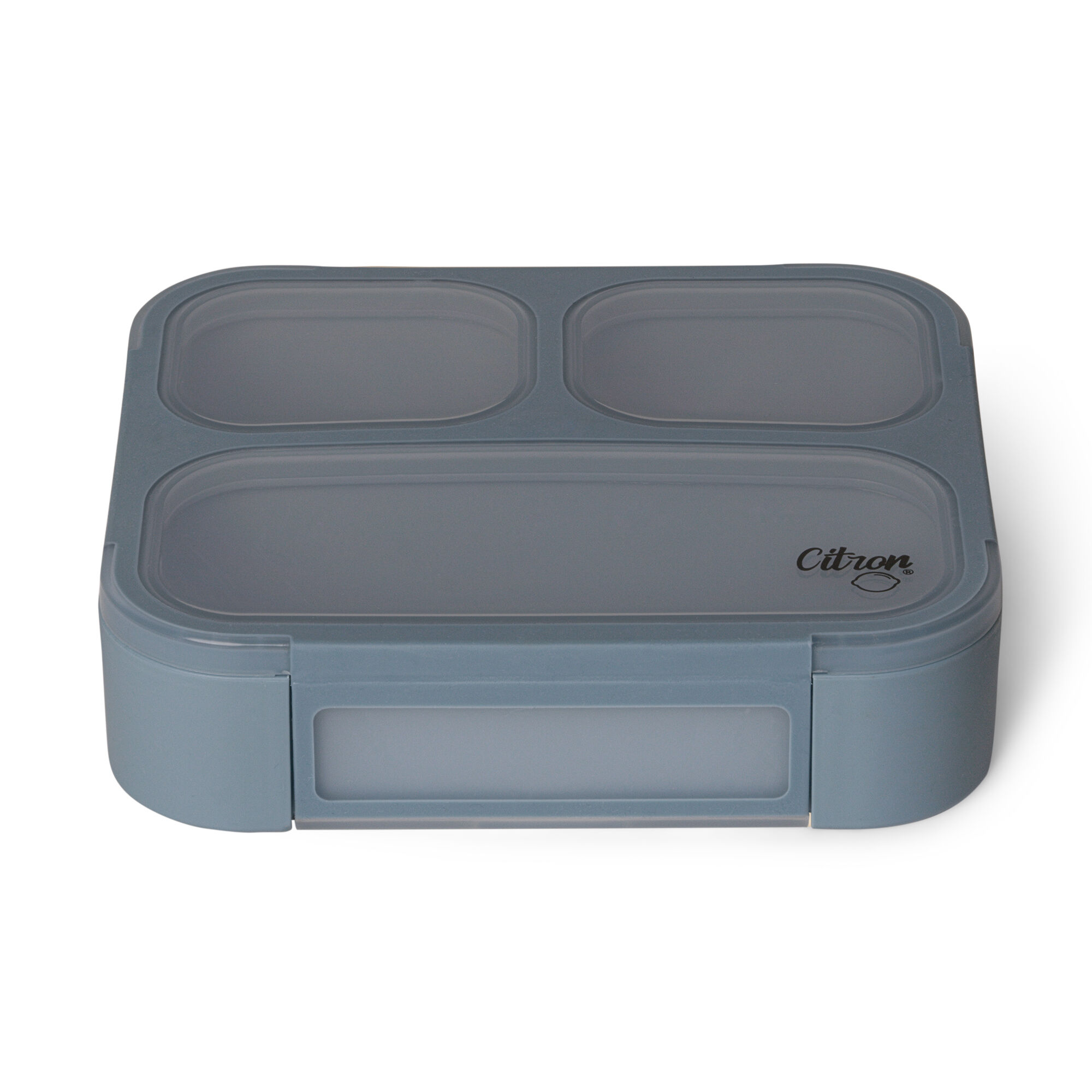 Citron Lunchbox with Fork and Spoon - Dusty Blue image number 2