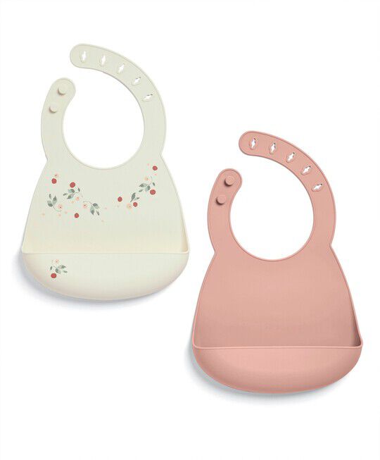 Juice High Chair with Silicone Bibs Set - Croissant image number 3