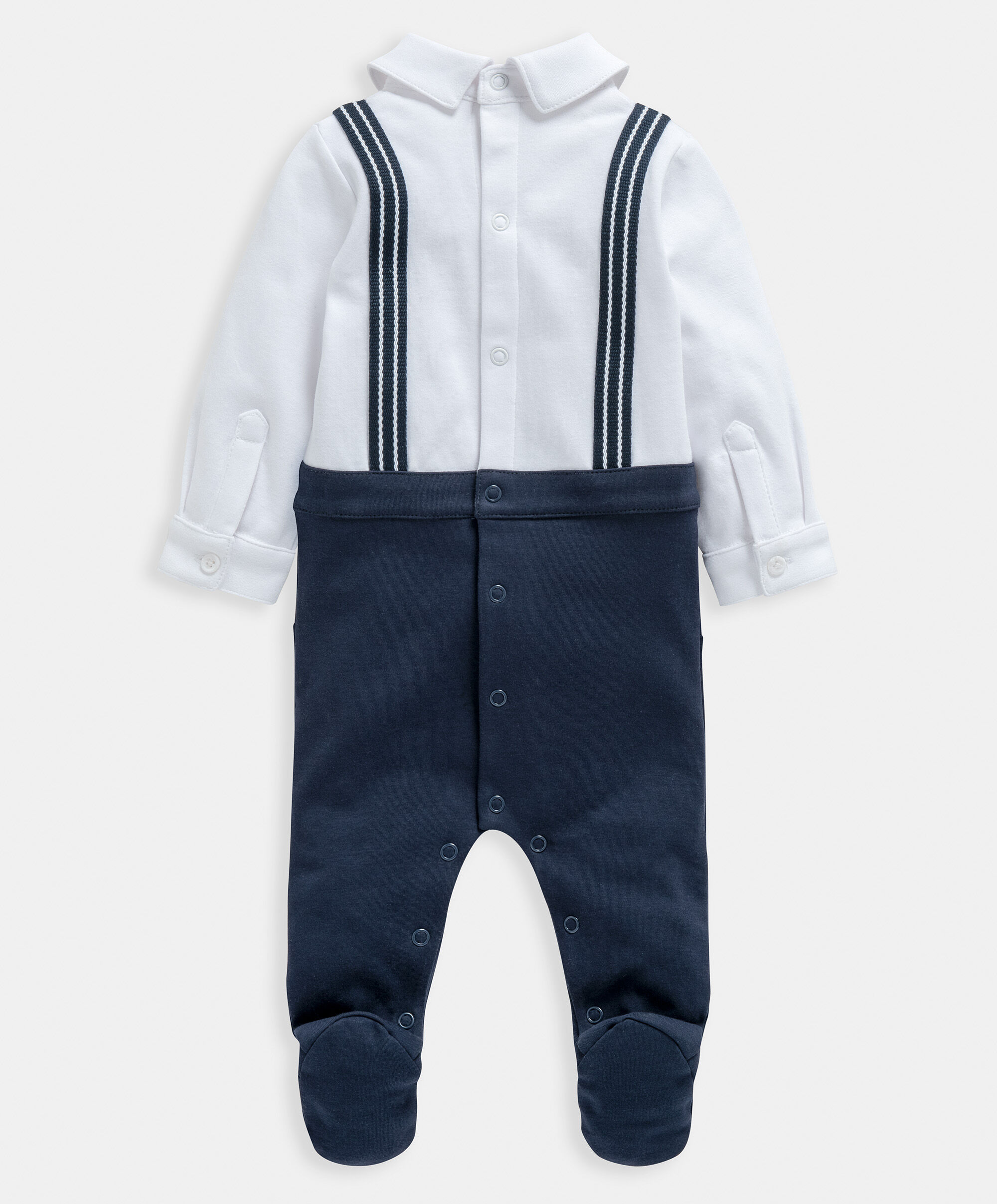 Navy Mock Brace All In One image number 2