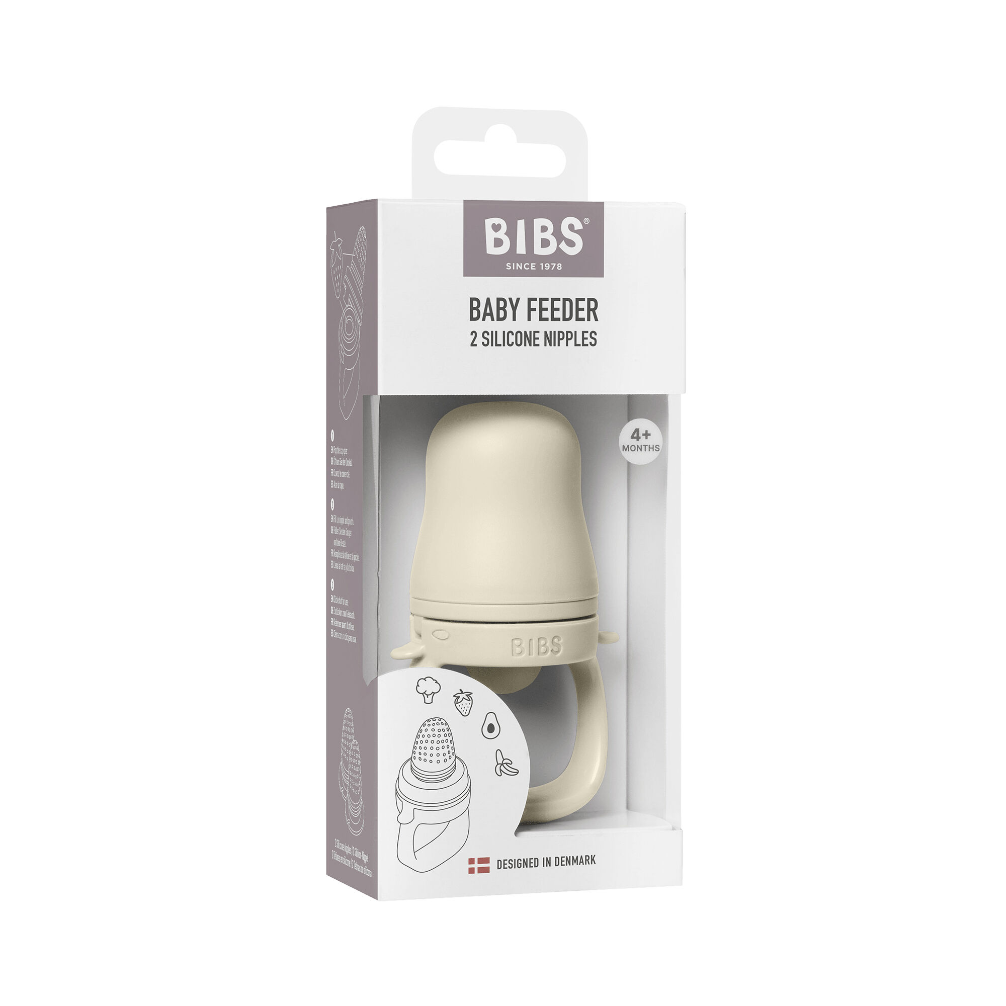 BIBS Baby Feeder with 2 Nipples Ivory image number 6