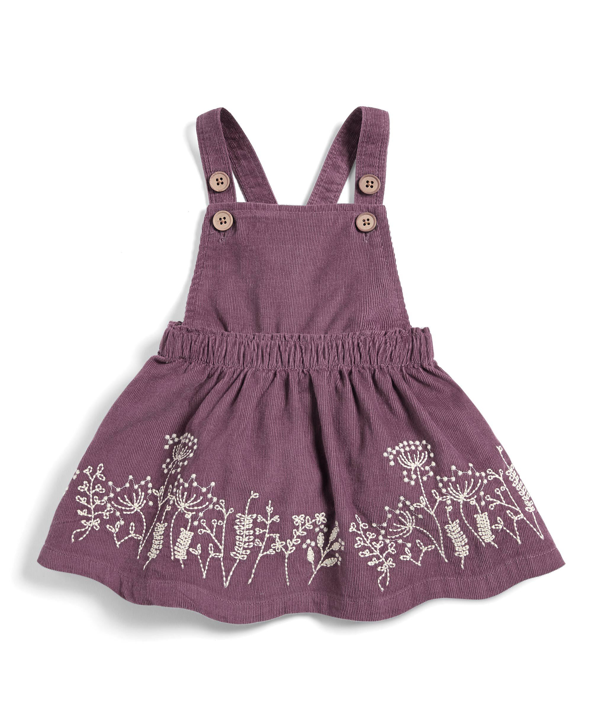 embroidered pinafore
