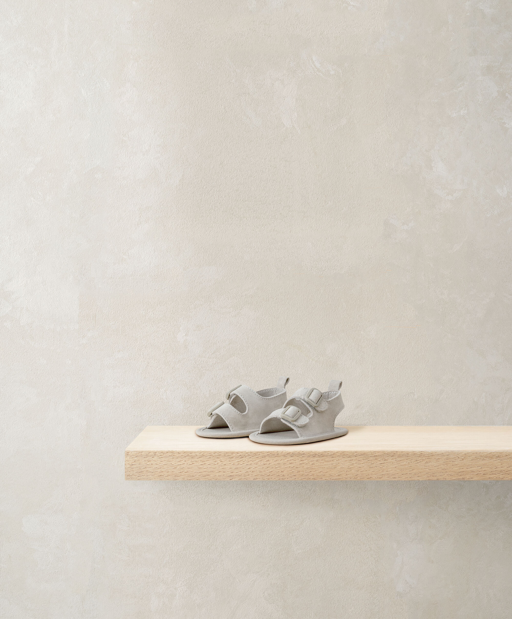 Stone Suede Sandals
