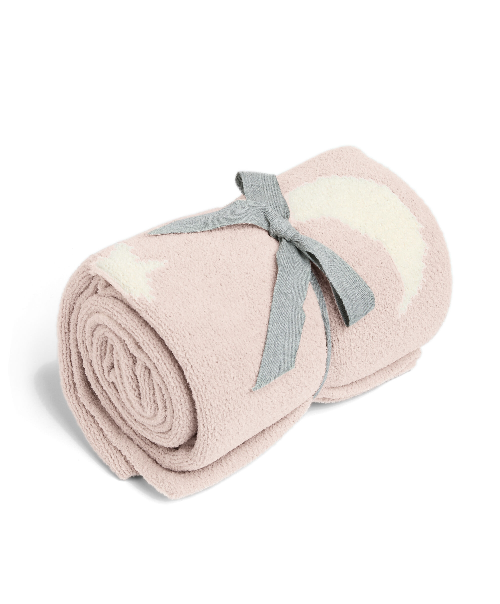 Chenille Blanket - Pink Moon/Star image number 1