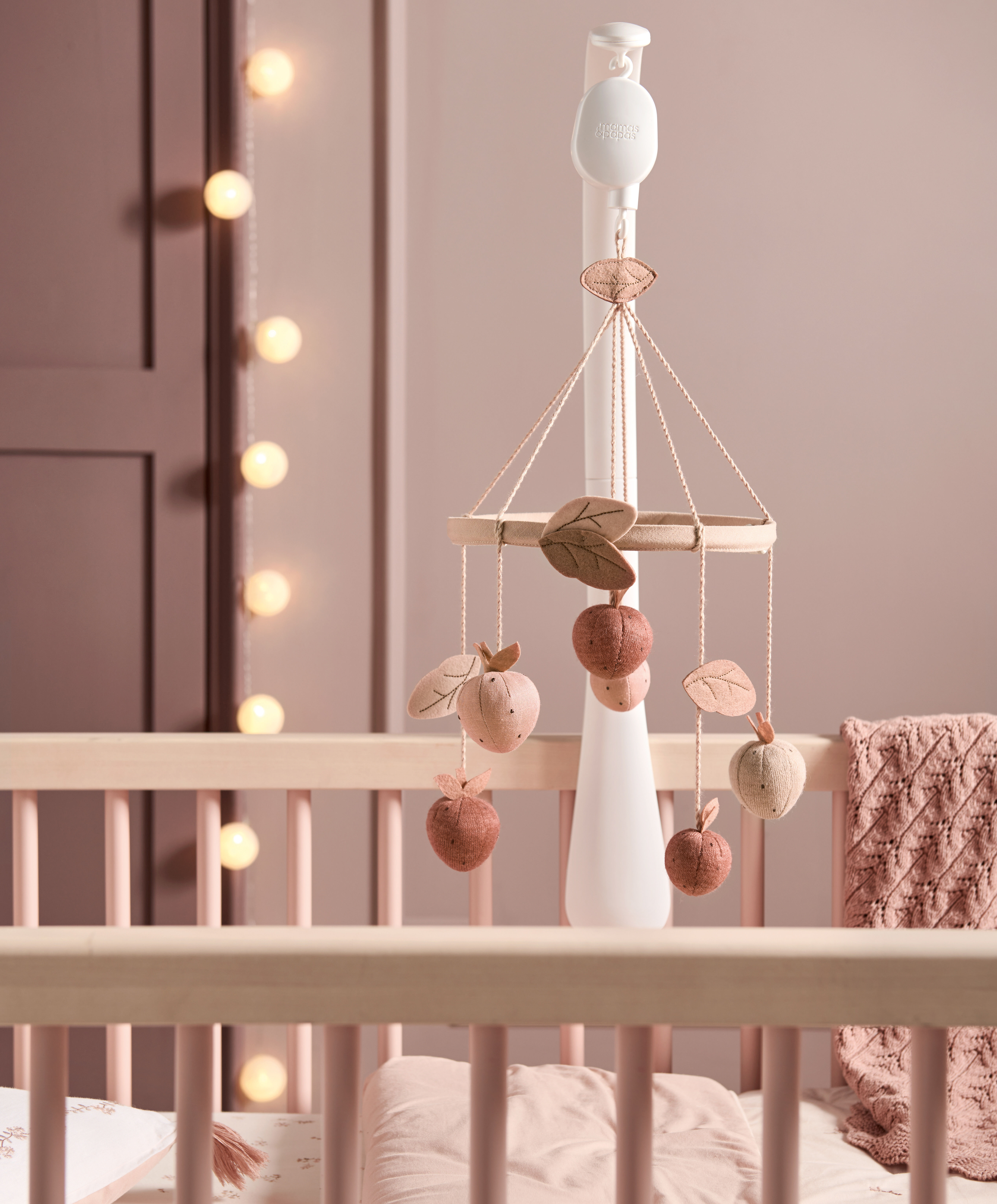 Musical Cot Mobile - Strawberry  image number 4