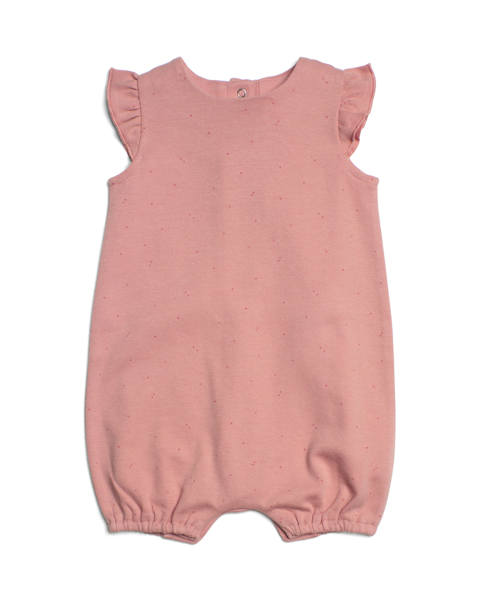 Dot Print Shortie Romper image number 1