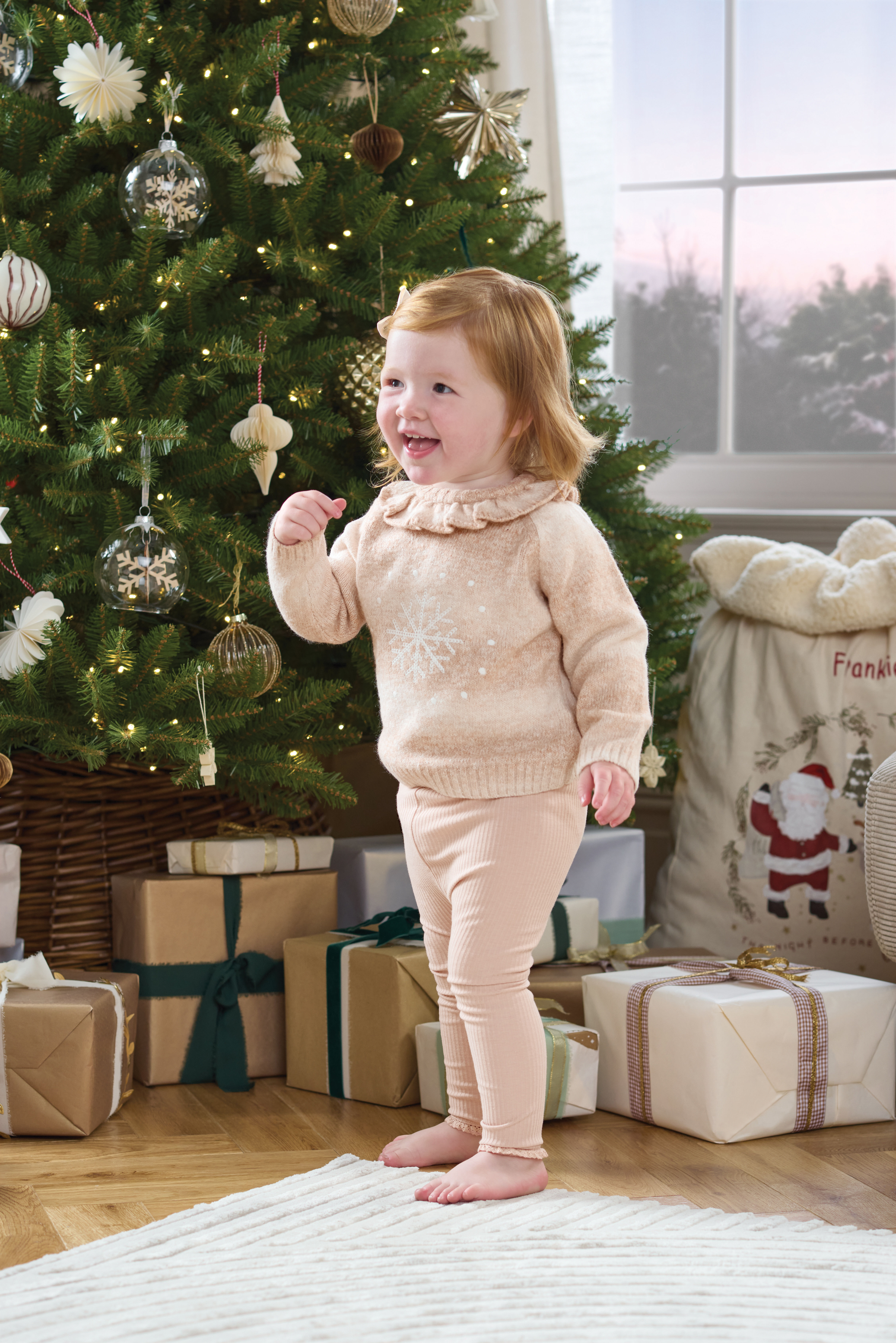 Snowflake Christmas Jumper image number 6