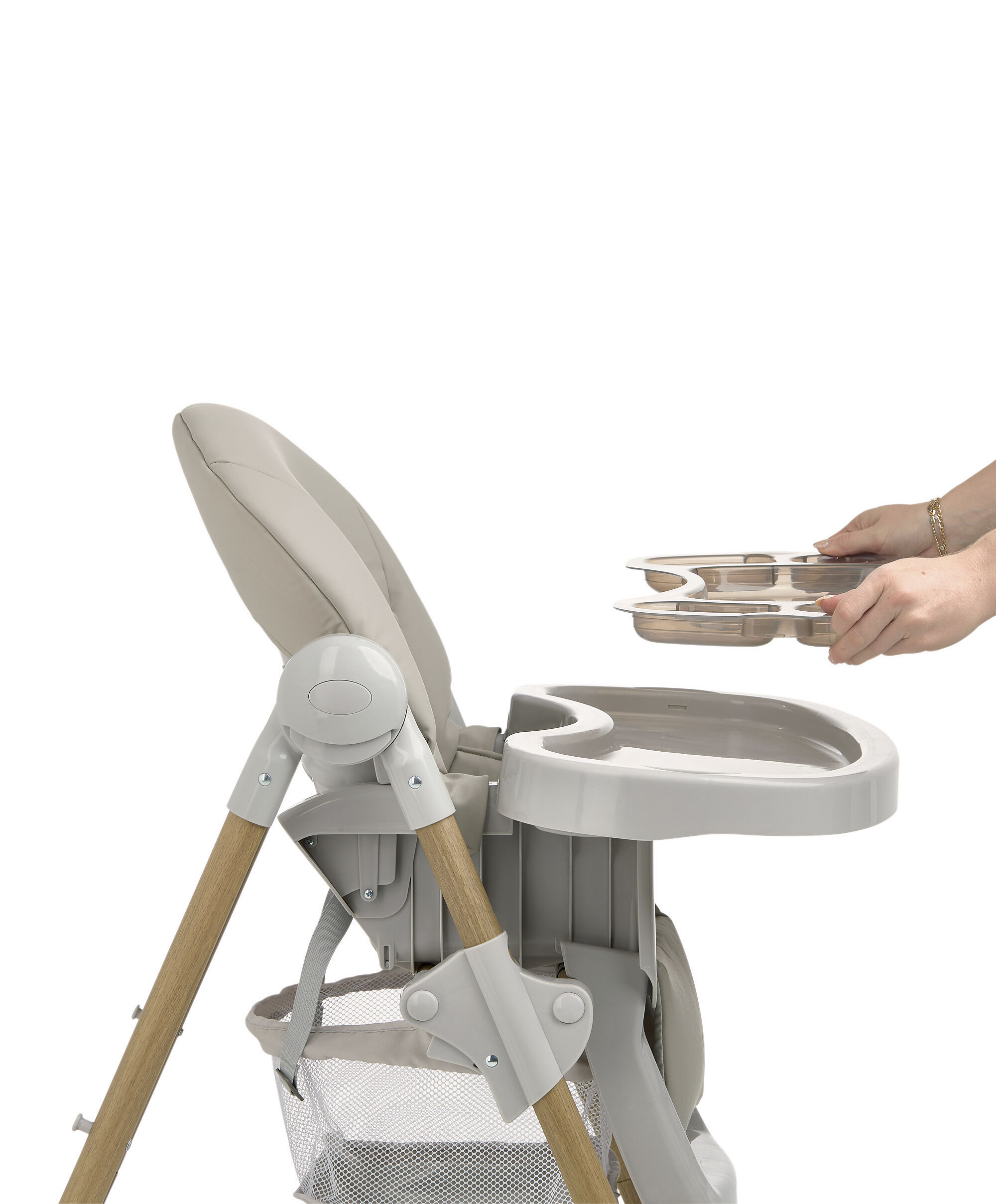 Snax Highchair -Truffle Oak image number 4