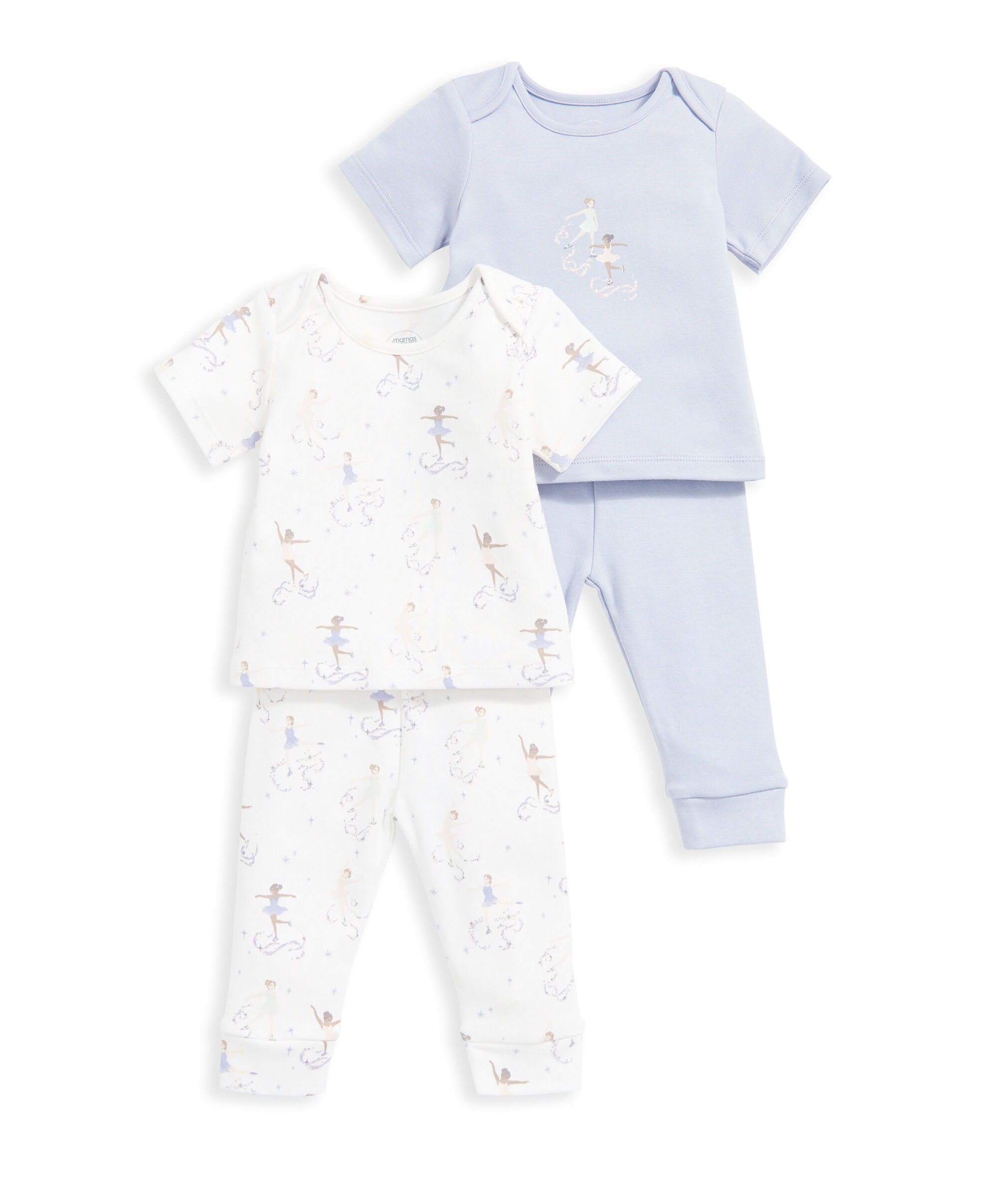 Dancing On Ice Jersey PJs (Set of 2) - Pink image number 2