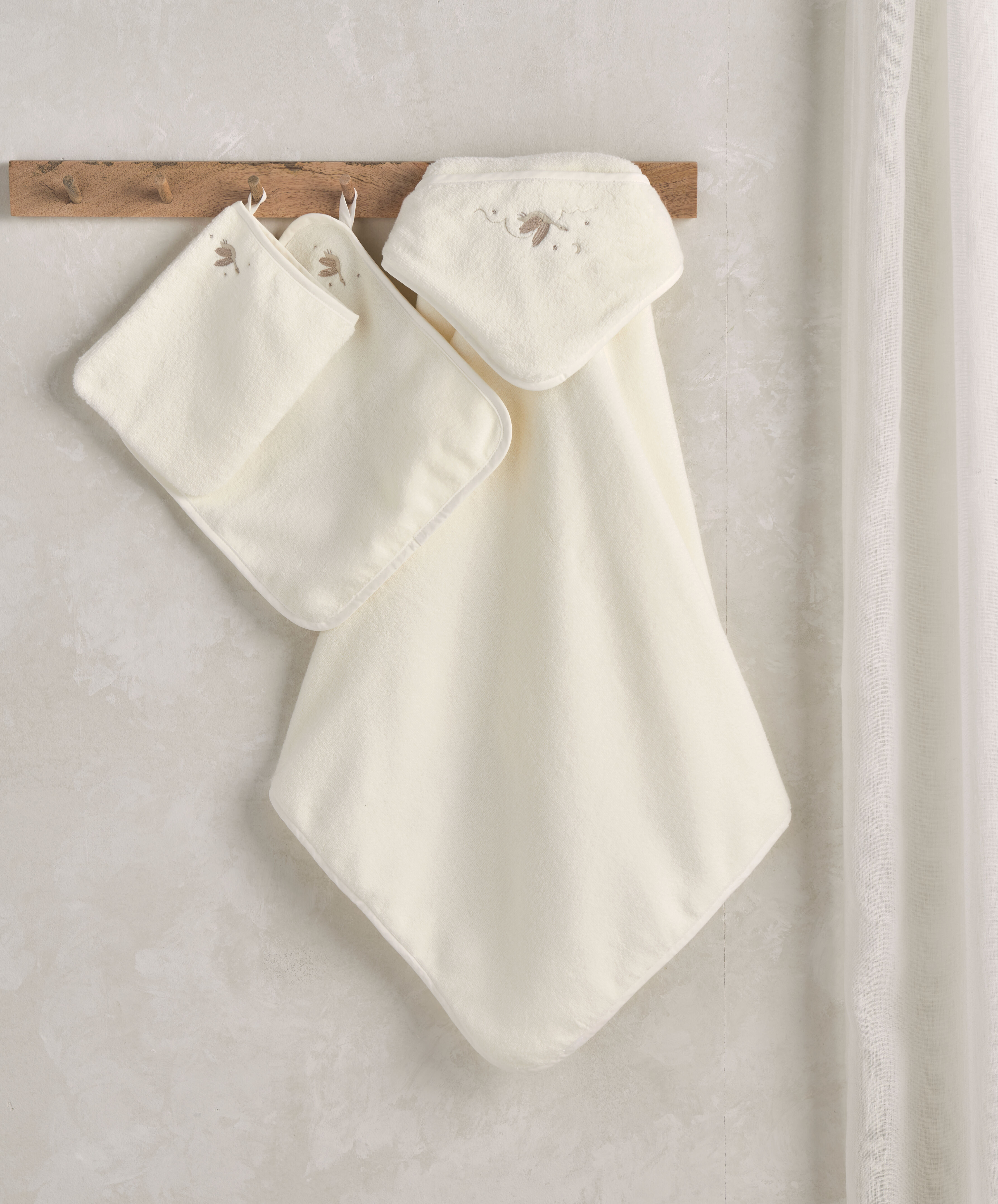 3 Piece Towelling Set - Welcome to the World Duckling