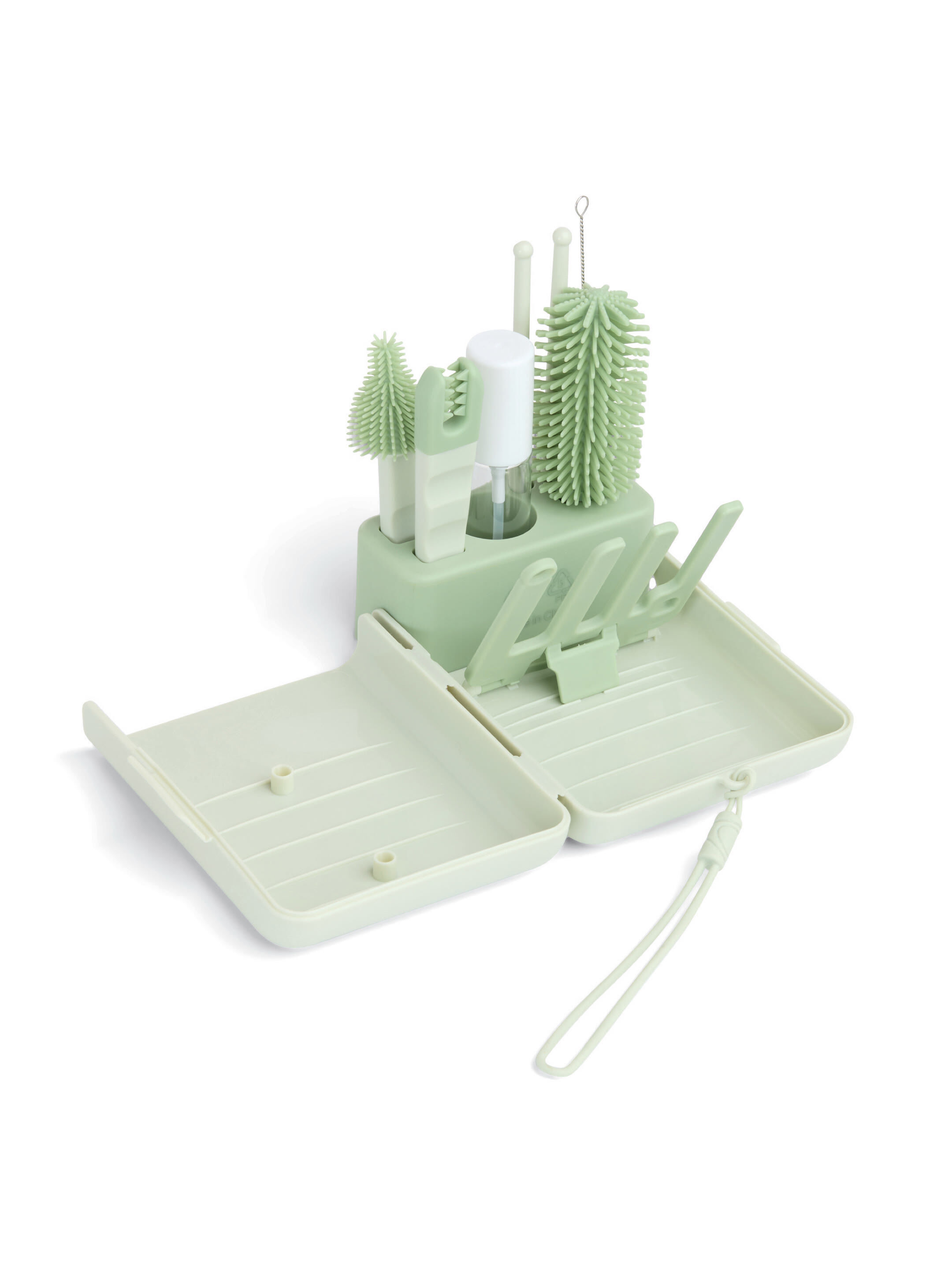 Travel Bottle Cleaning Set - Eucalyptus image number 1