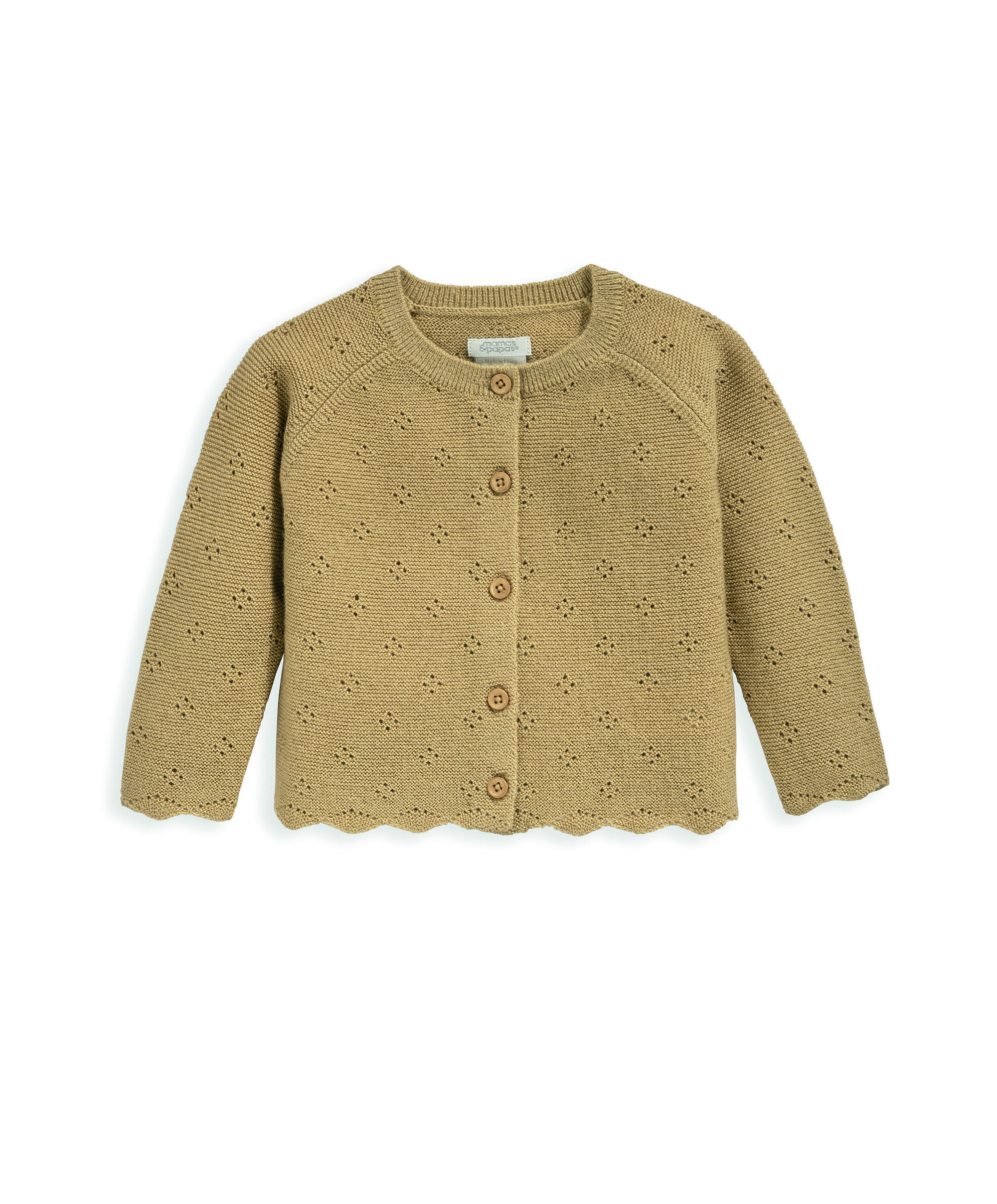 Scallop Hem Cardigan image number 2