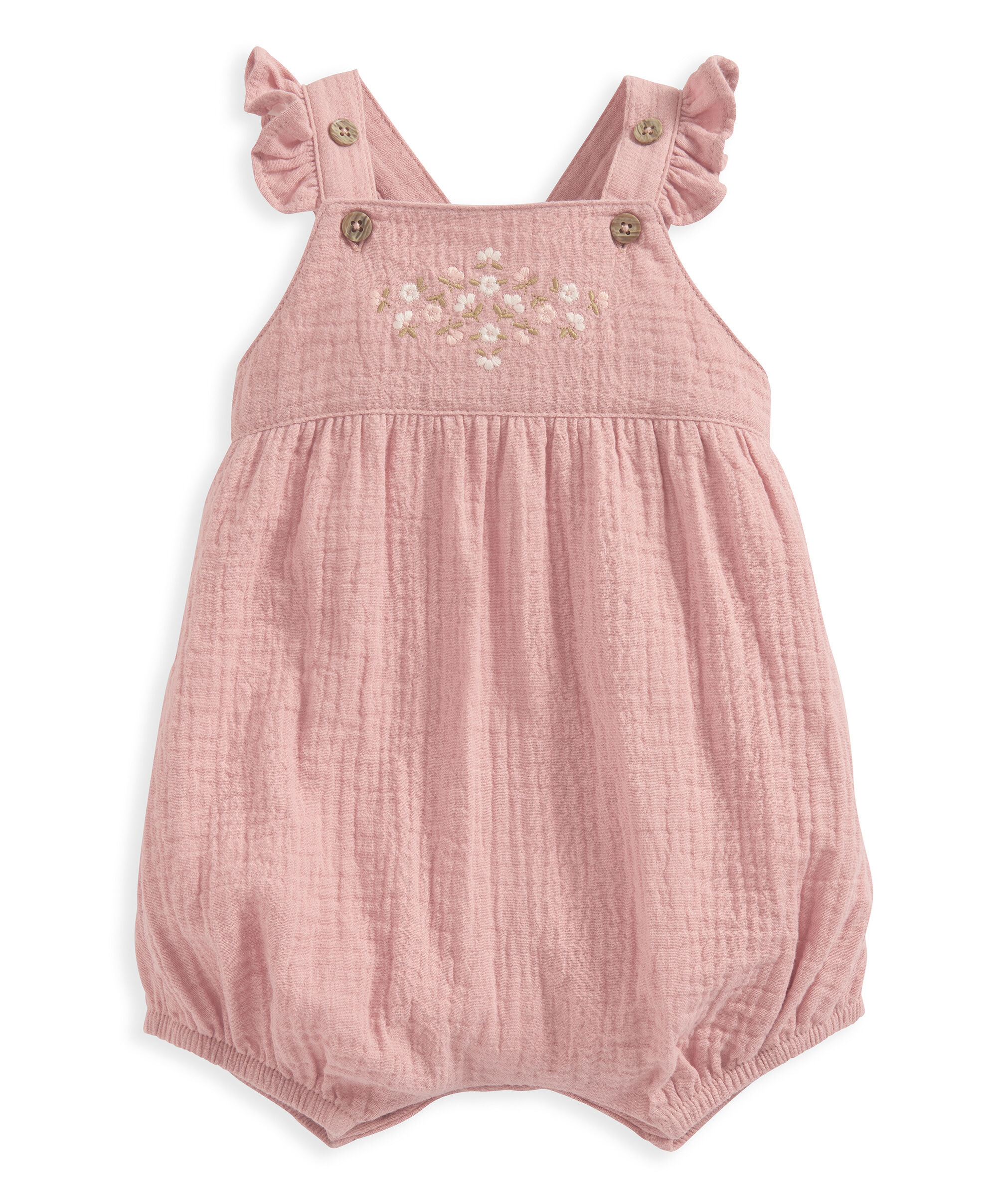 Pink Embroidered Shortie Set - 2 Piece Set image number 5